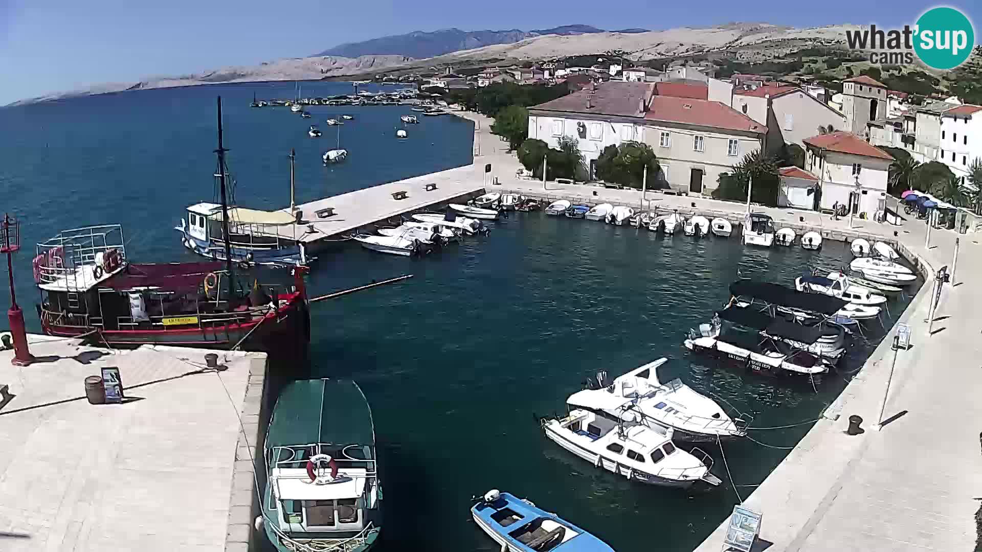 Pag webcam – town marina