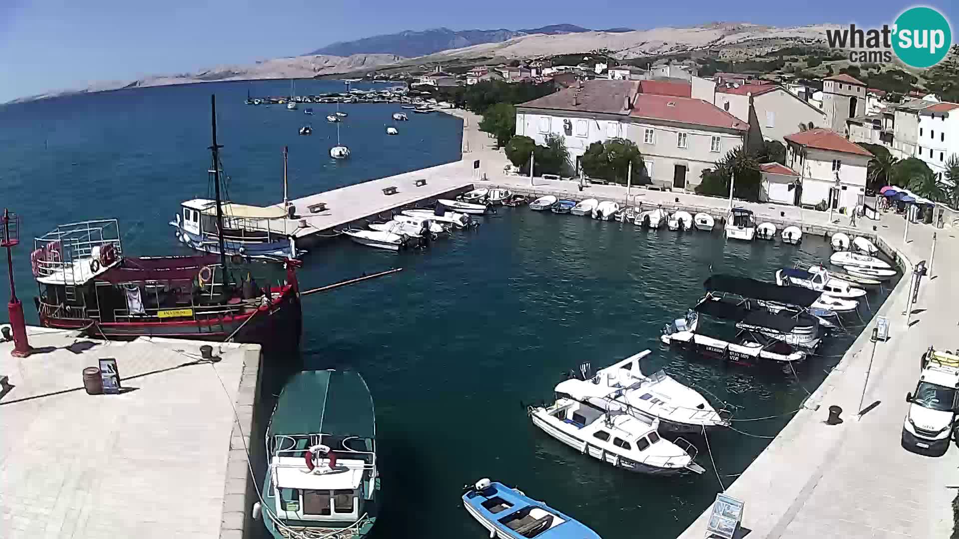 Livecam Pag – Marina de la ville