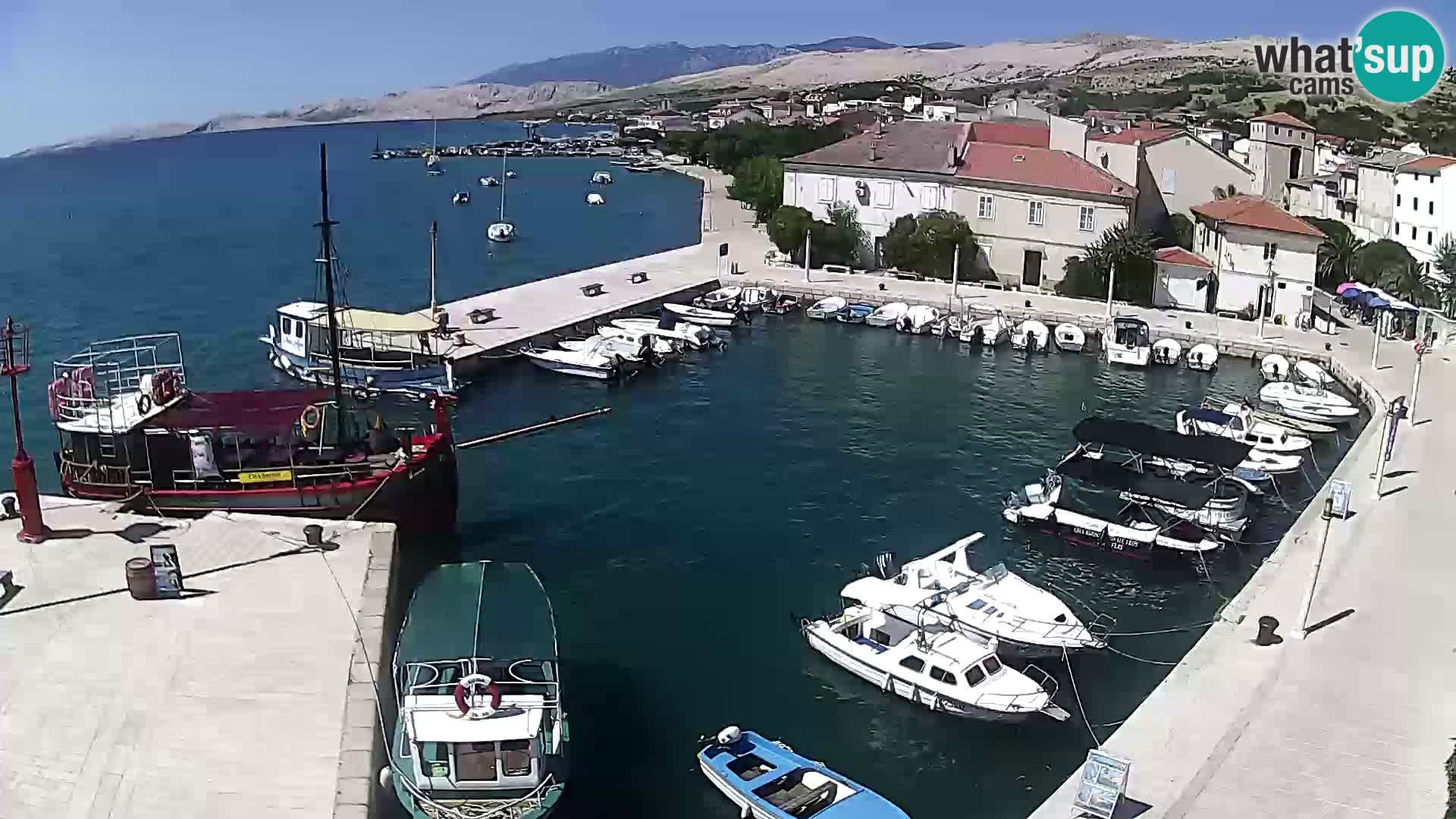 Pag webcam – town marina