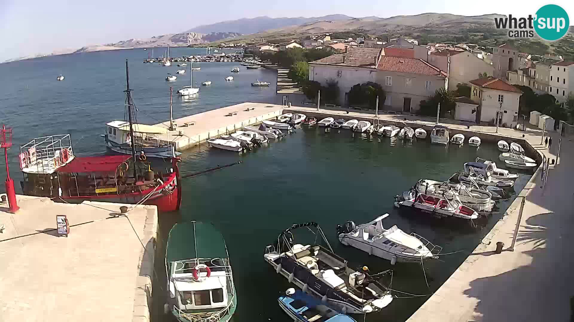 Livecam Pag – Marina de la ville