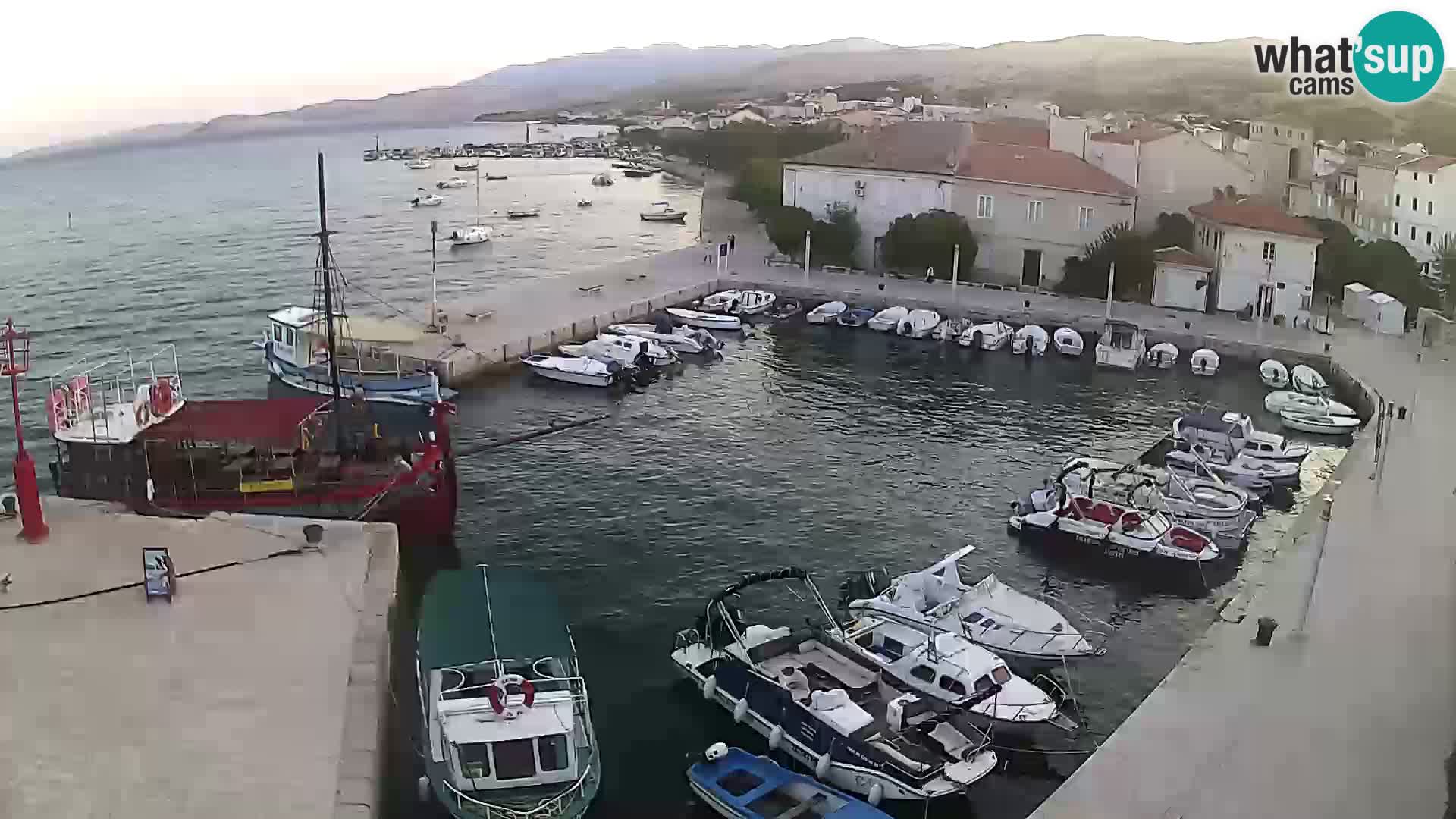Pag webcam – town marina