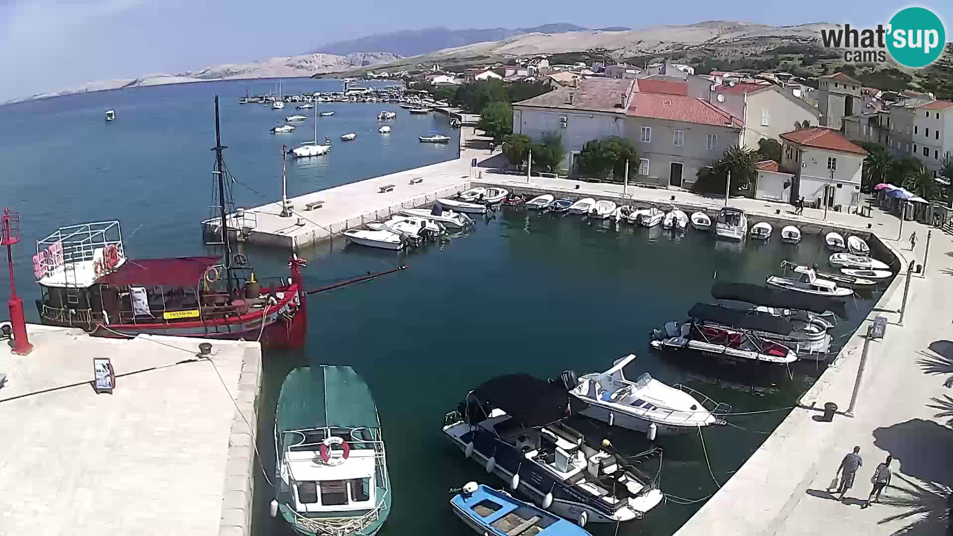 Livecam Pag – Marina de la ville