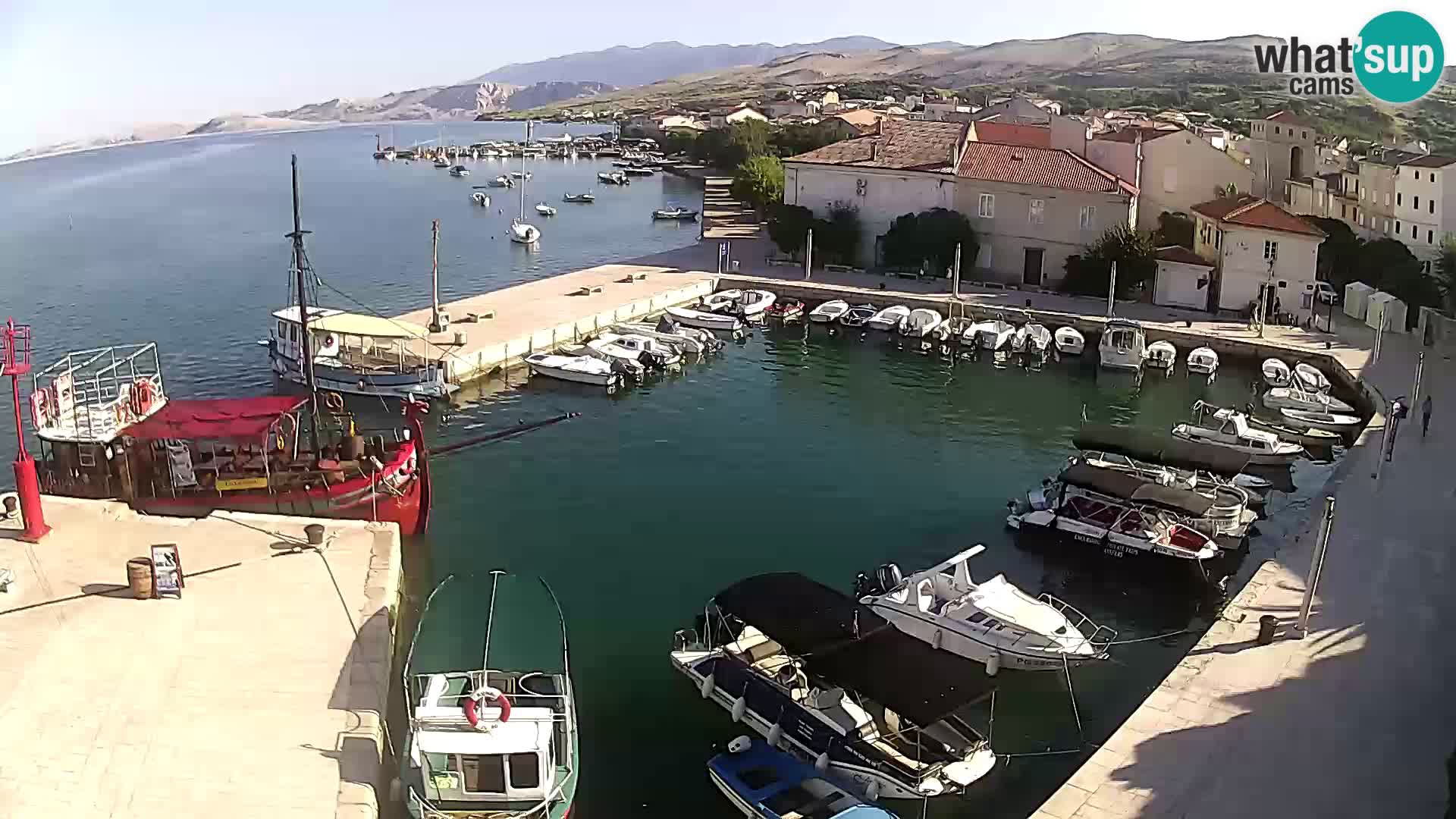 Livecam Pag – Marina de la ville