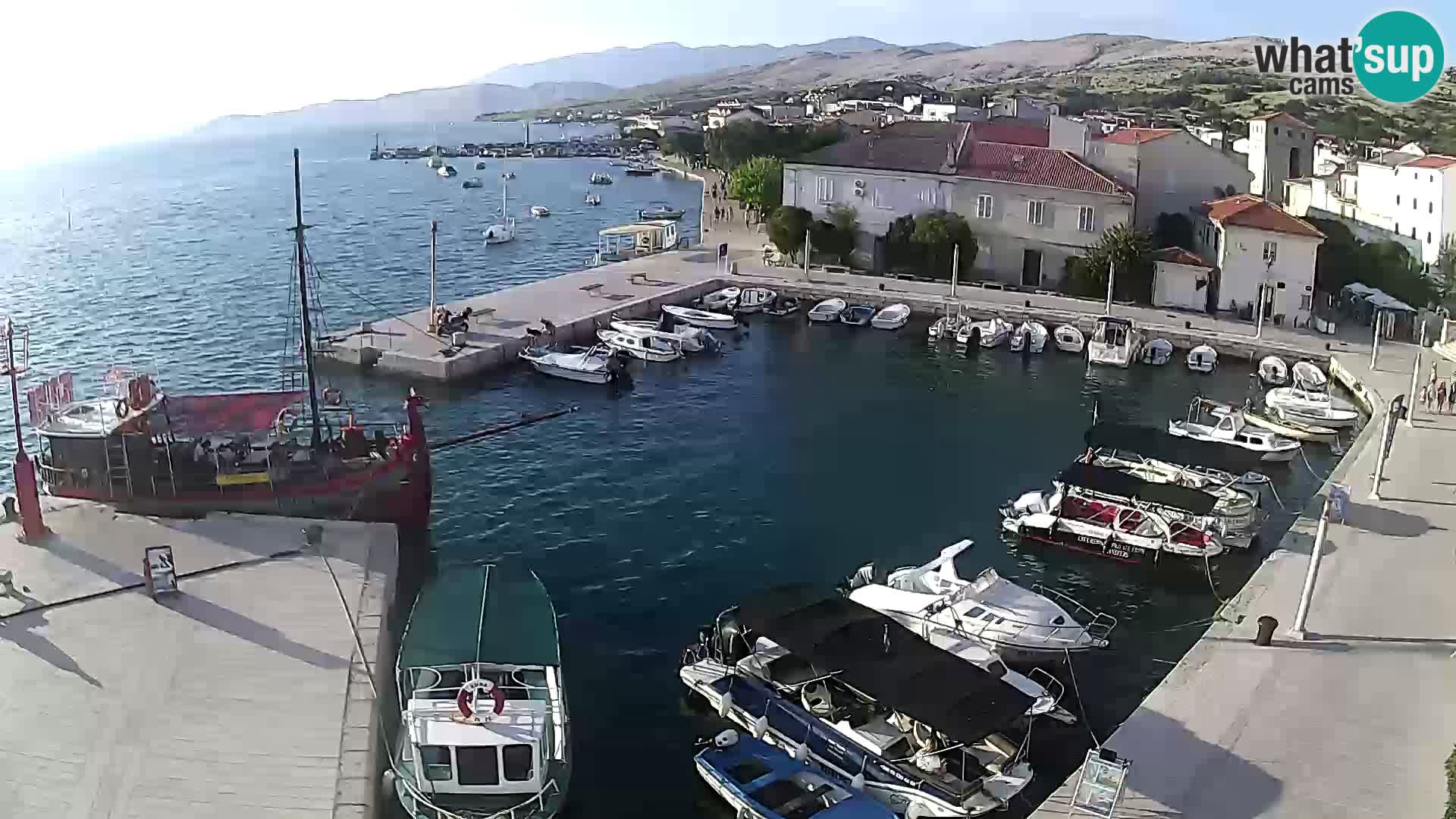 Pag webcam – town marina