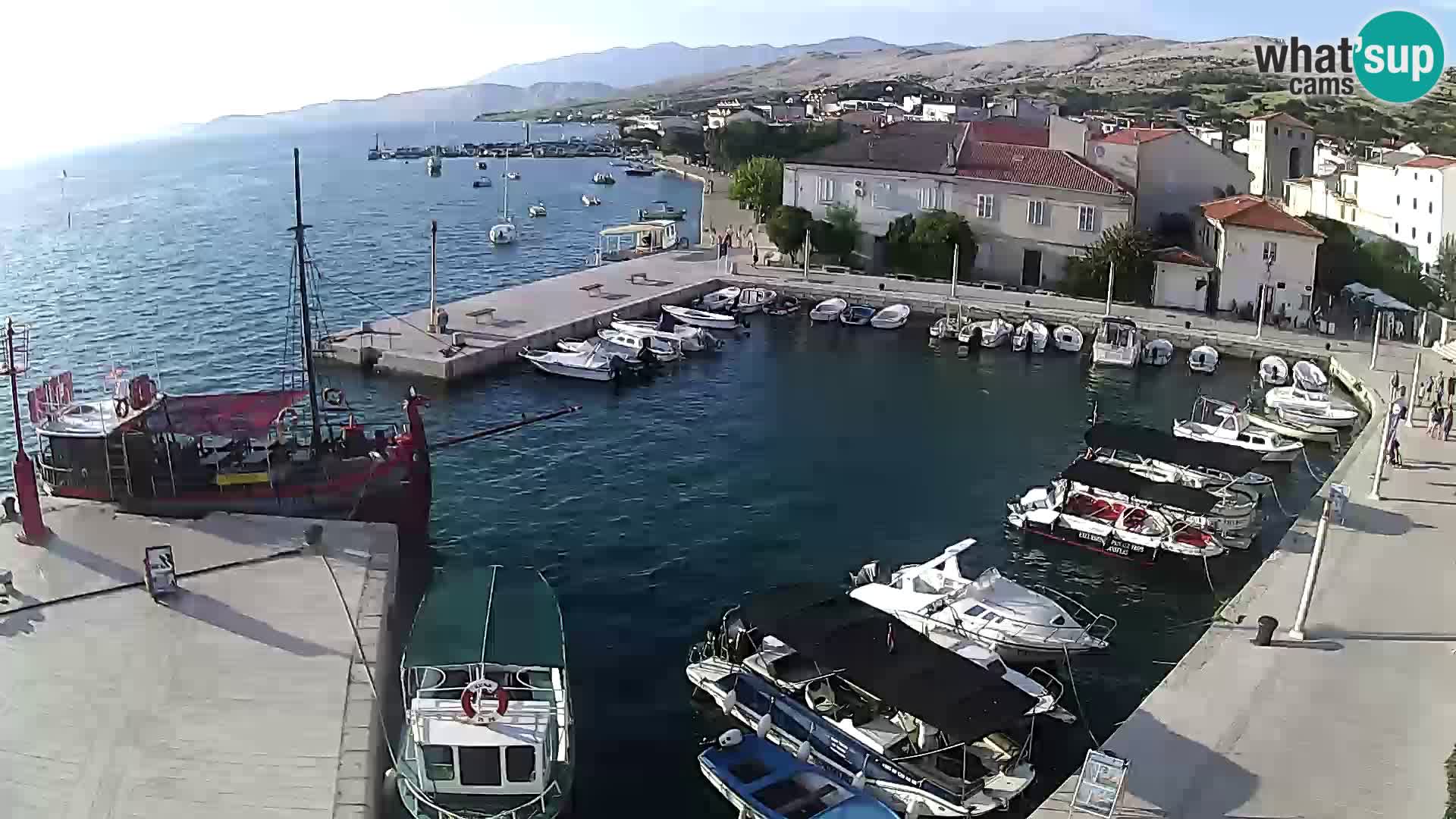 Pag Live webcam – porto turistico