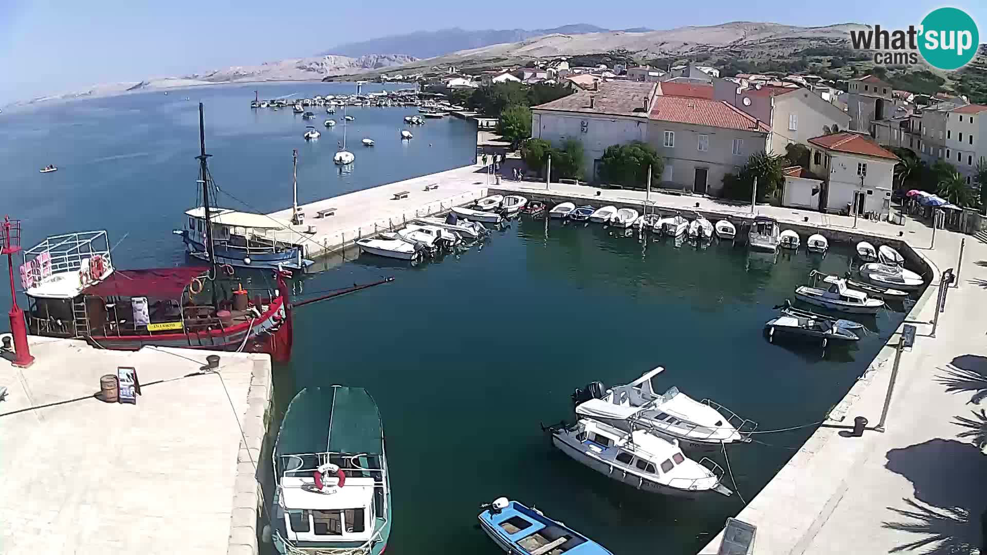Pag webcam – town marina