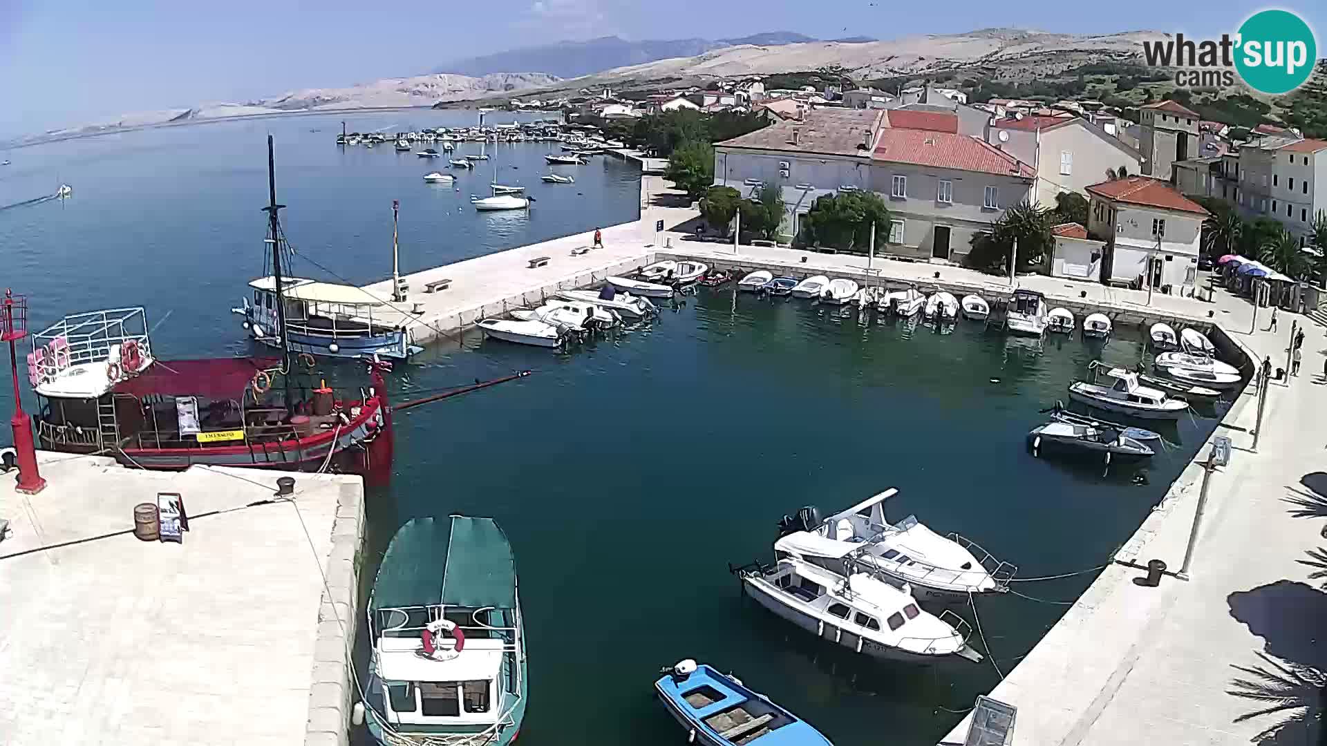 Pag Live webcam – porto turistico