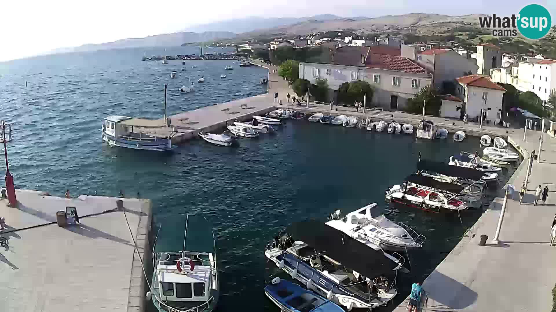 Pag webcam – town marina