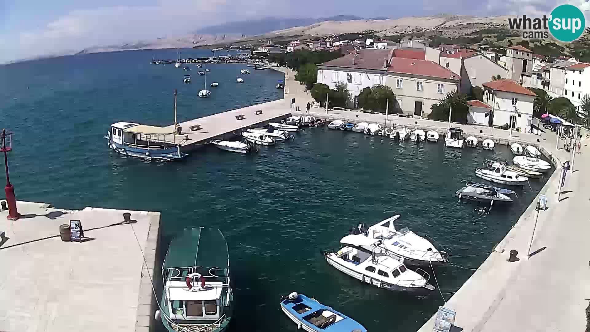 Livecam Pag – Marina de la ville