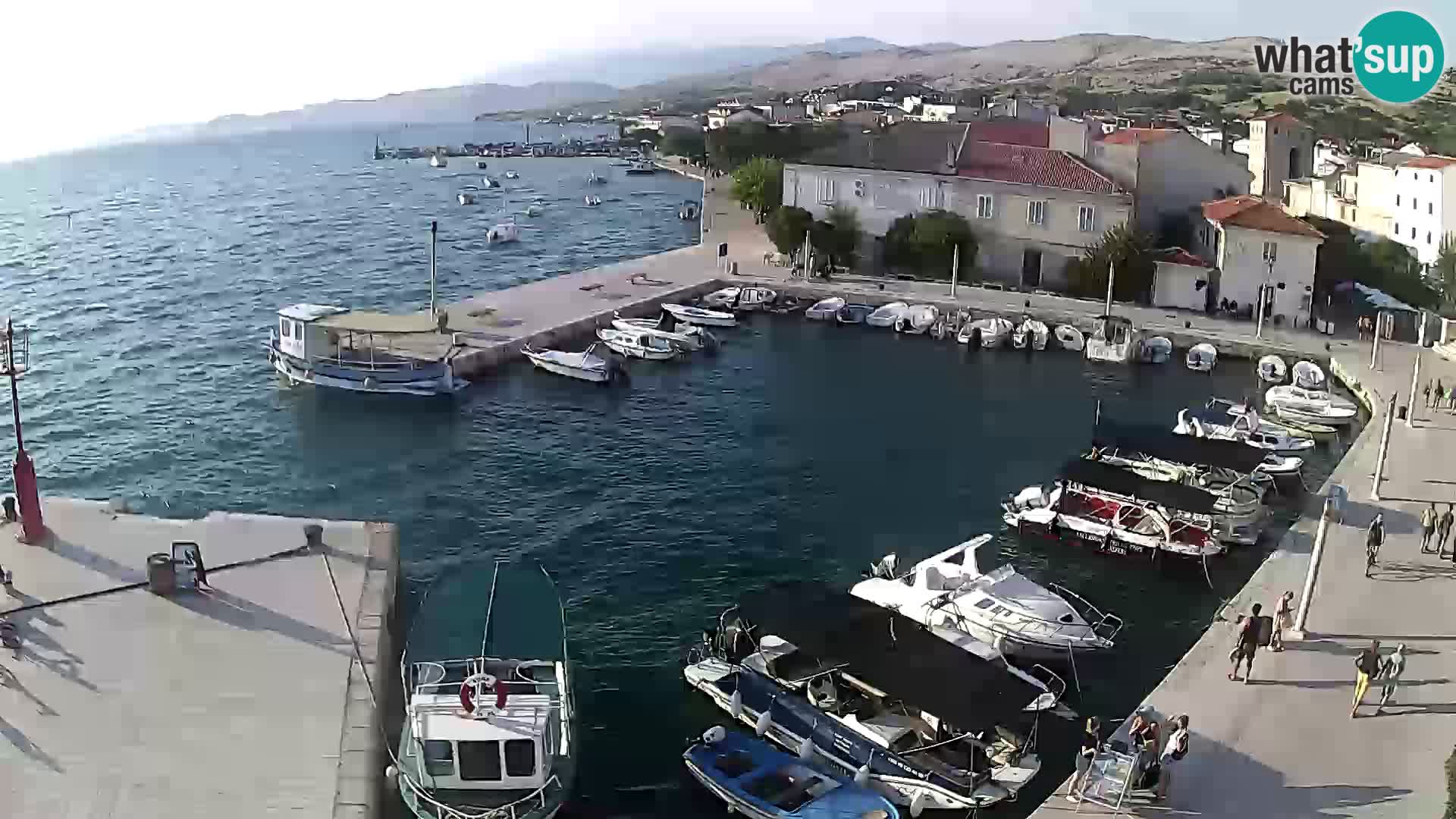 Pag webcam – town marina