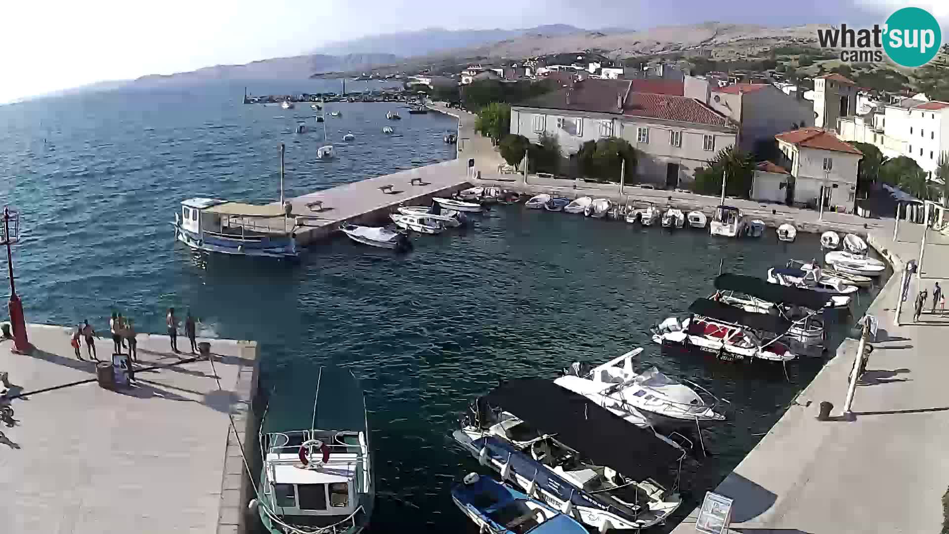 Livecam Pag – Marina de la ville