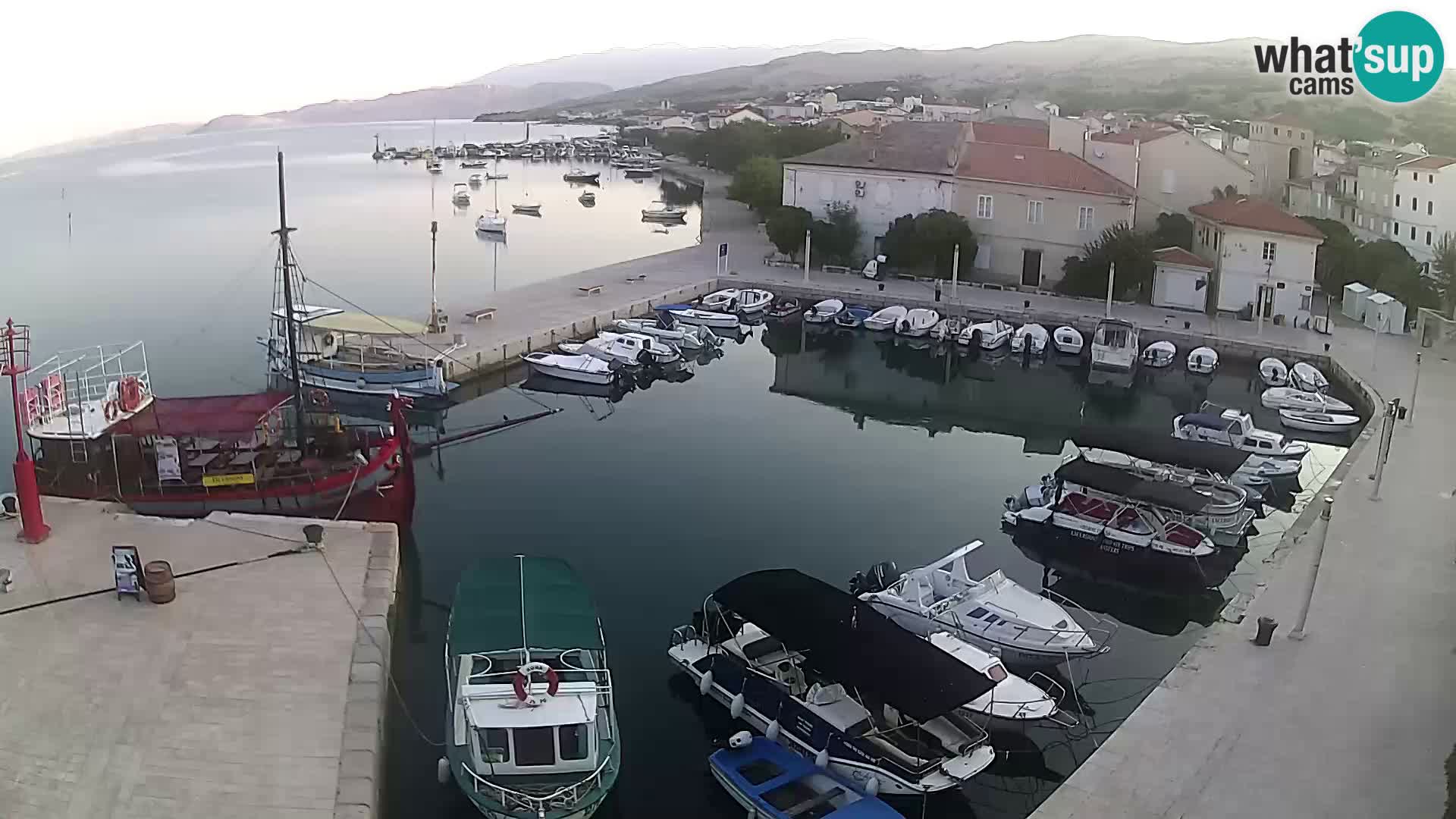 Pag webcam – town marina