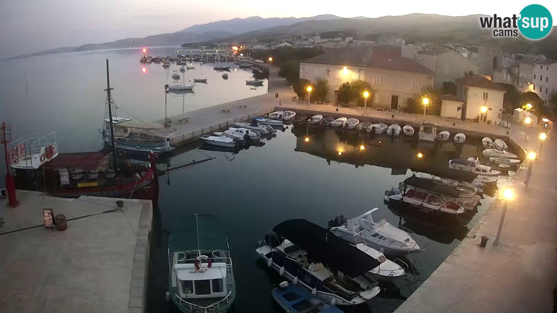 Livecam Pag – Marina de la ville