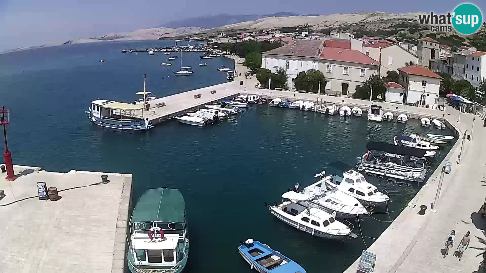 Pag webcam – town marina