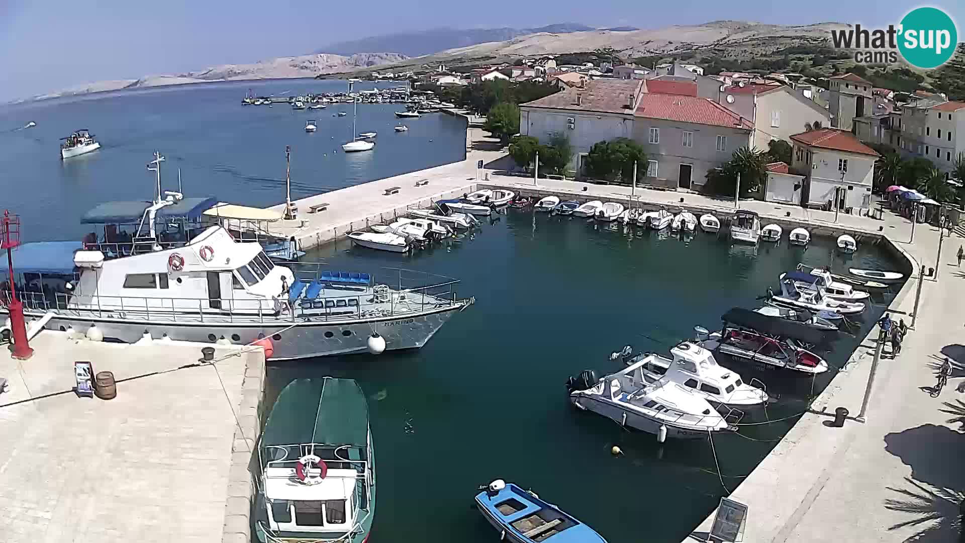 Pag webcam – town marina