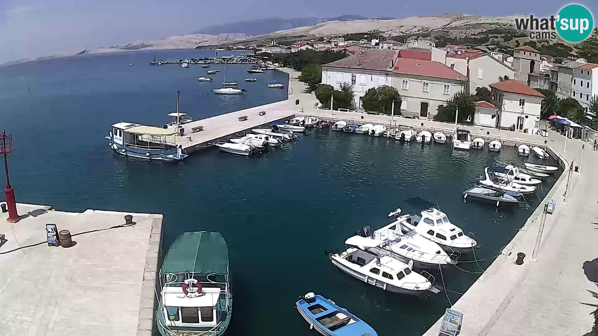 Pag Live webcam – porto turistico