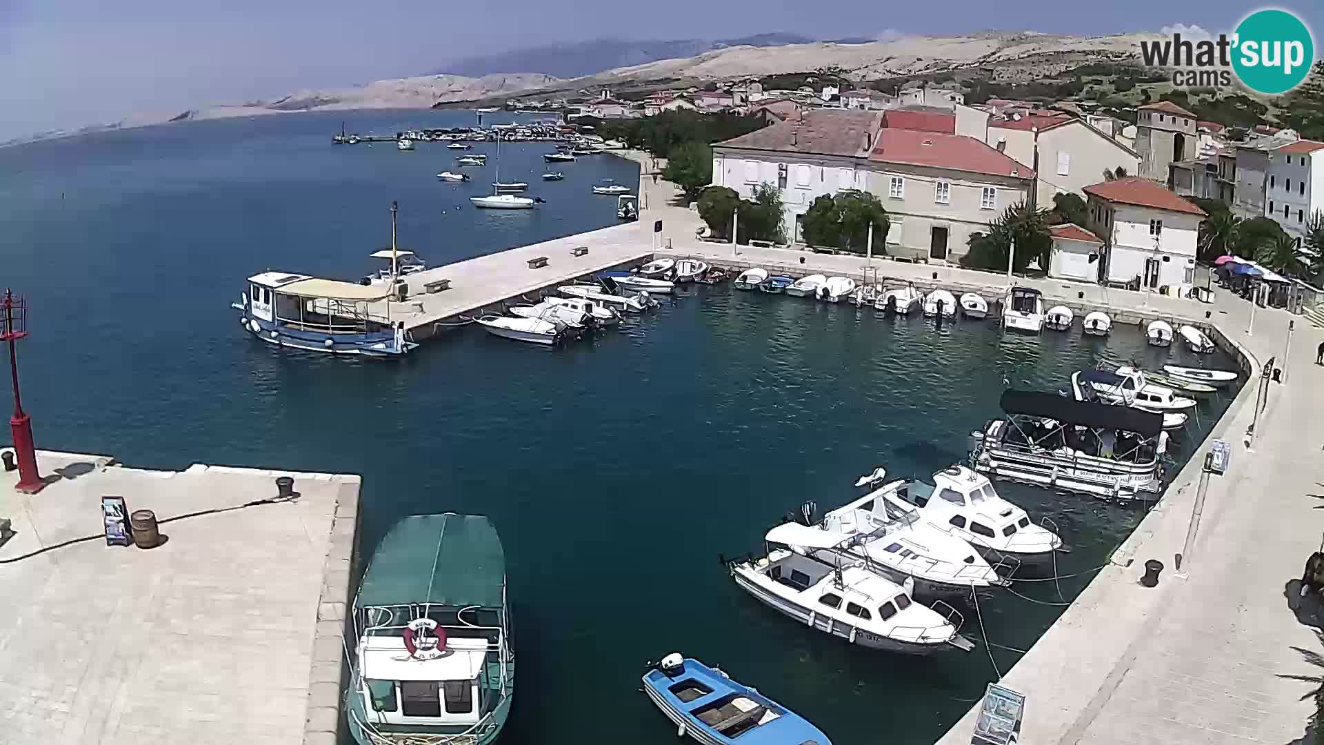 Livecam Pag – Marina de la ville