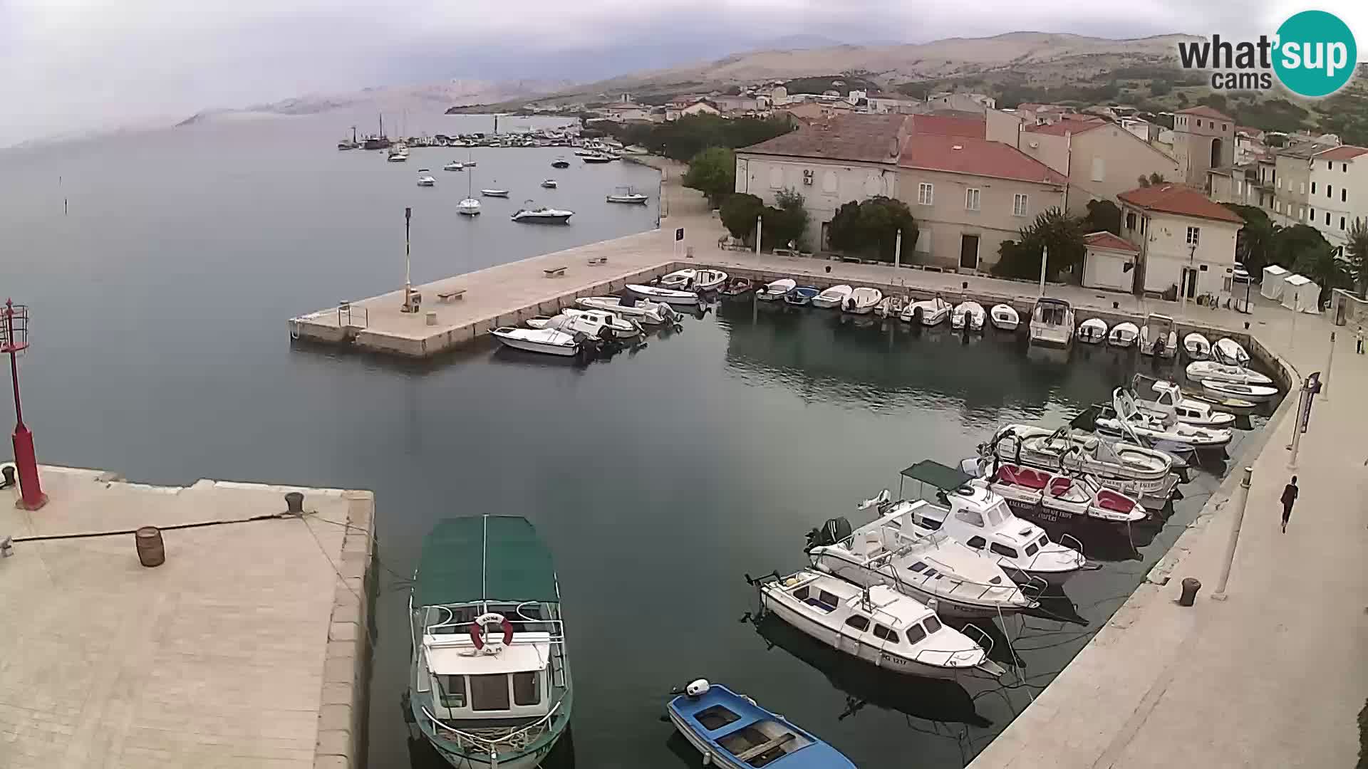 Pag webcam – town marina