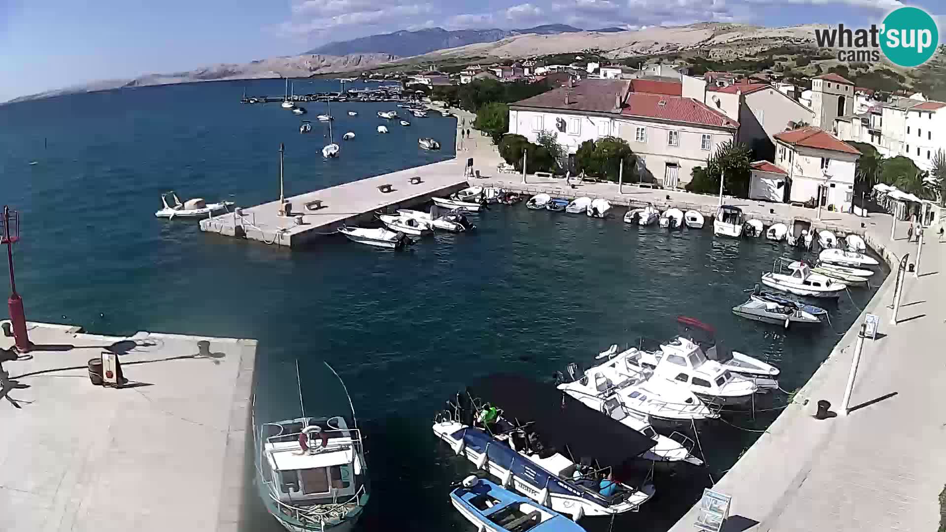 Pag webcam – town marina