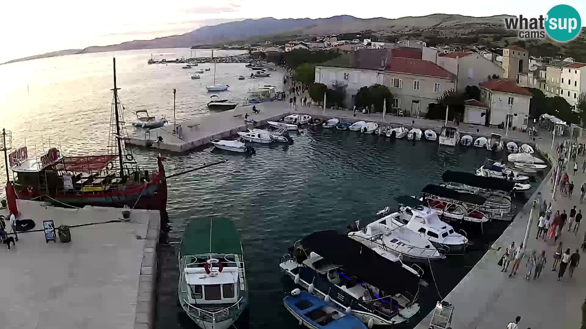 Pag webcam – town marina