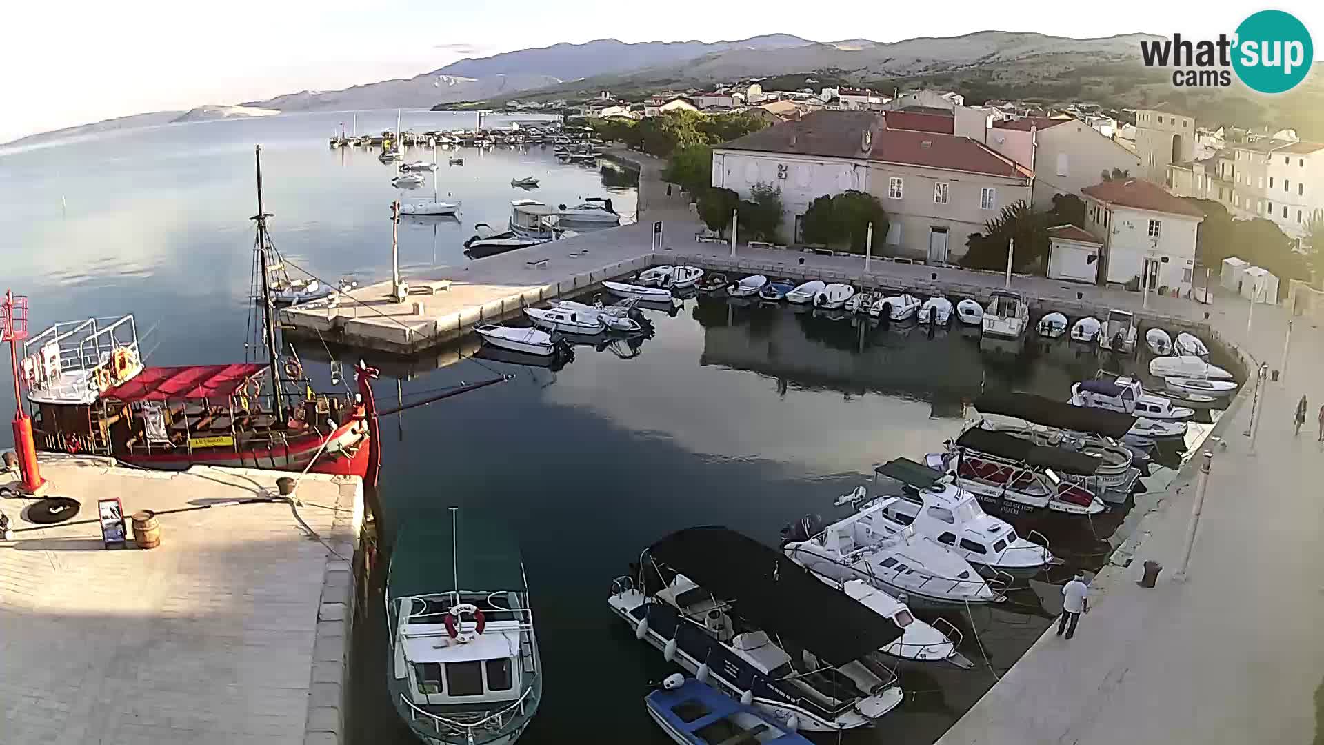 Pag Live webcam – porto turistico