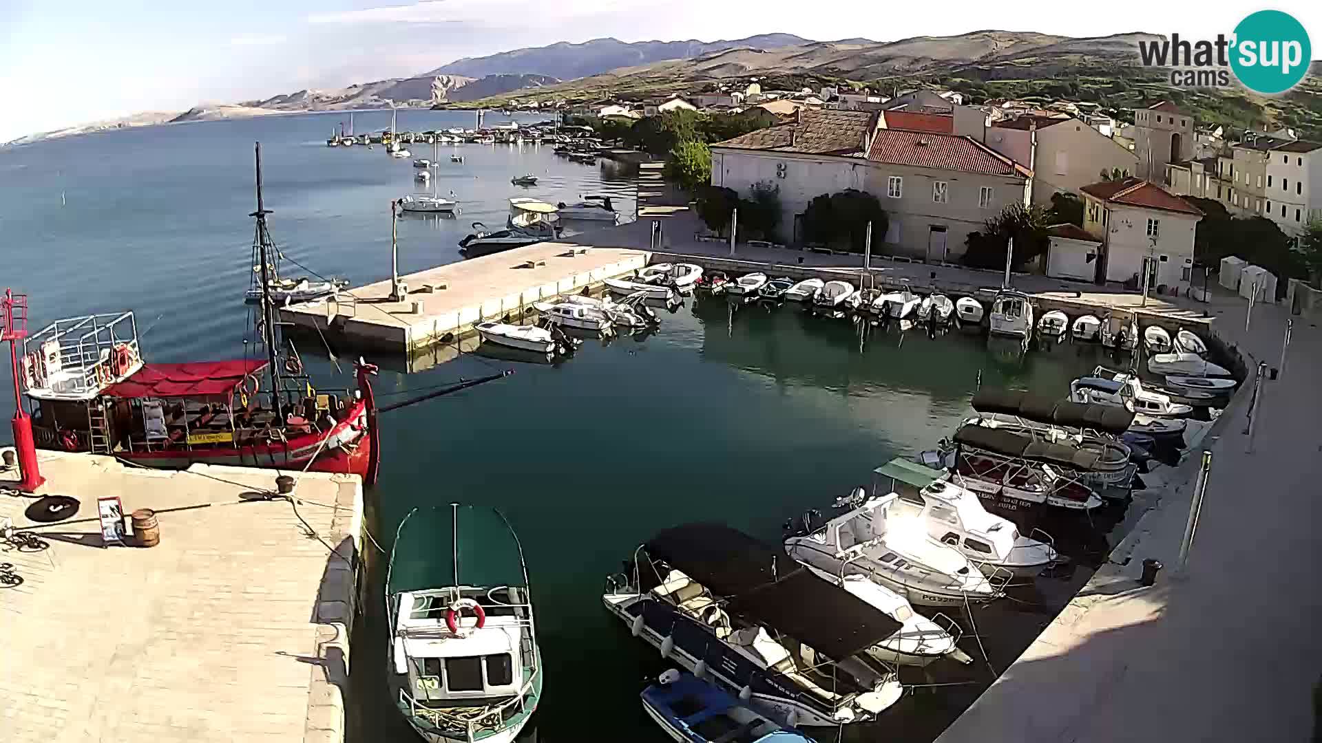Pag Live webcam – porto turistico