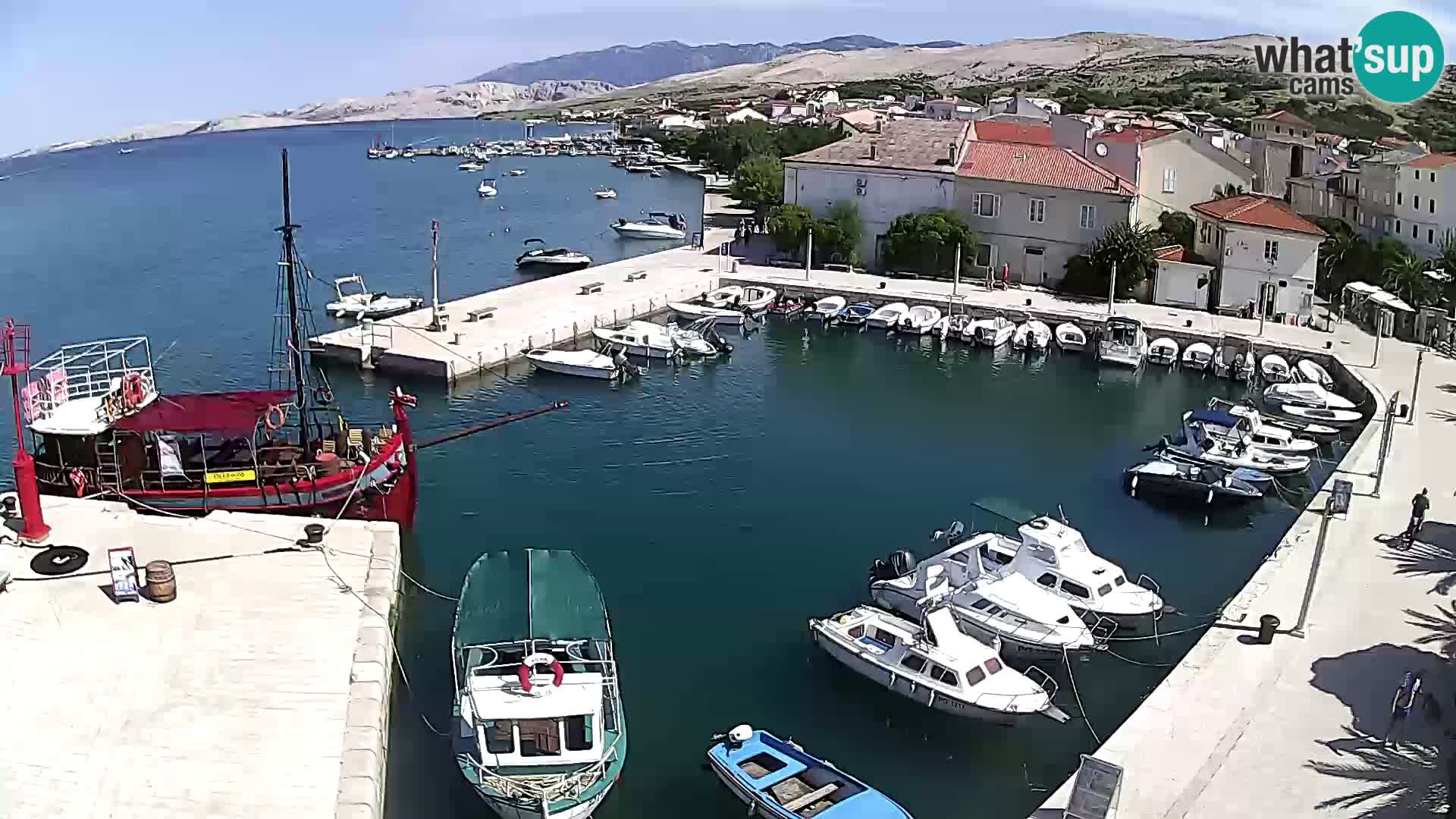 Livecam Pag – Marina de la ville