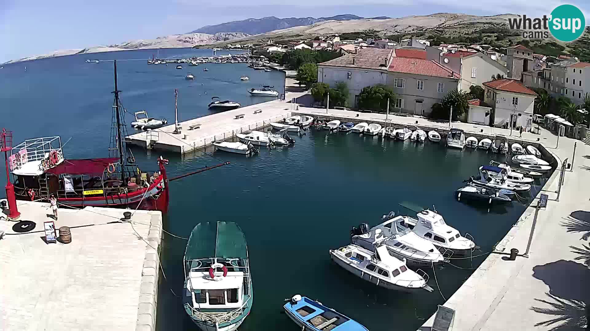 Pag webcam – town marina