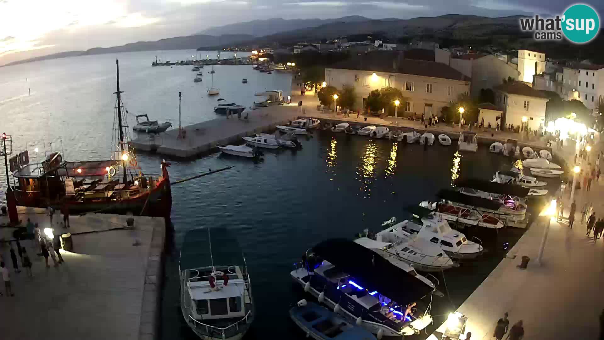 Livecam Pag – Marina de la ville