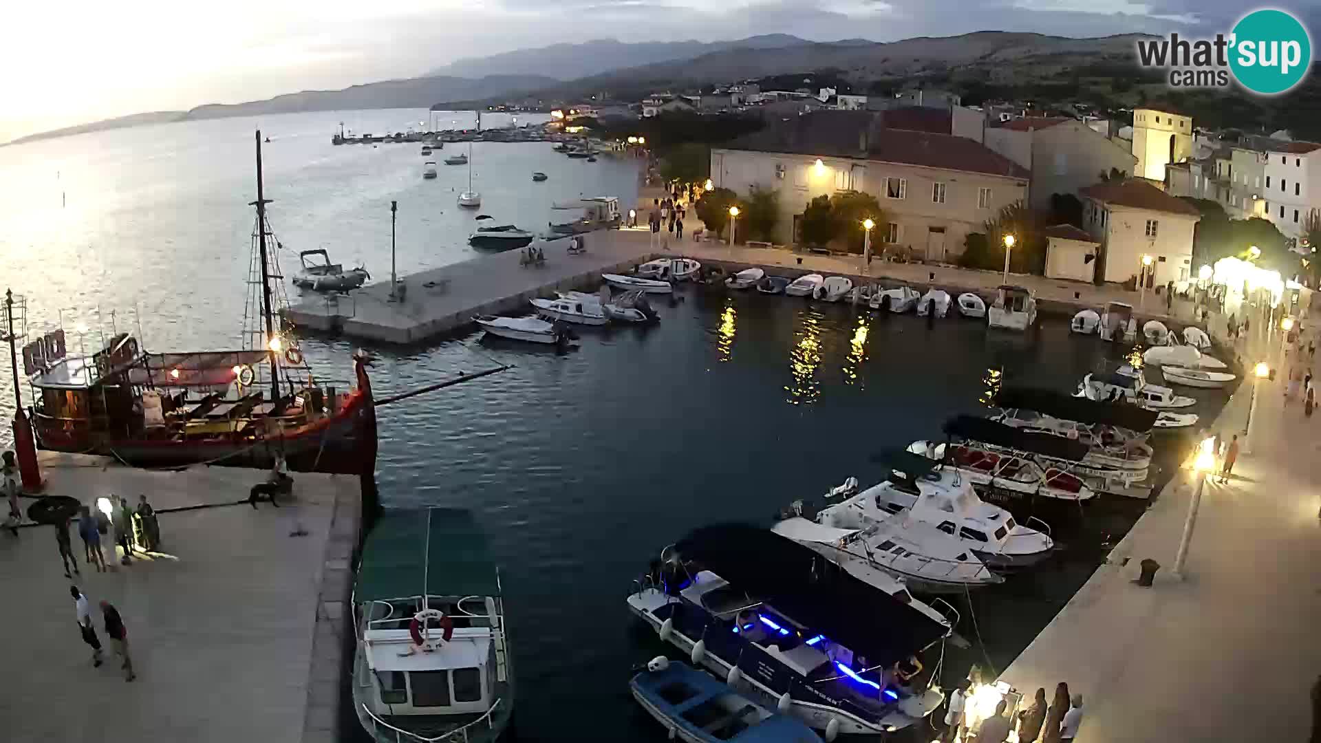 Livecam Pag – Marina de la ville