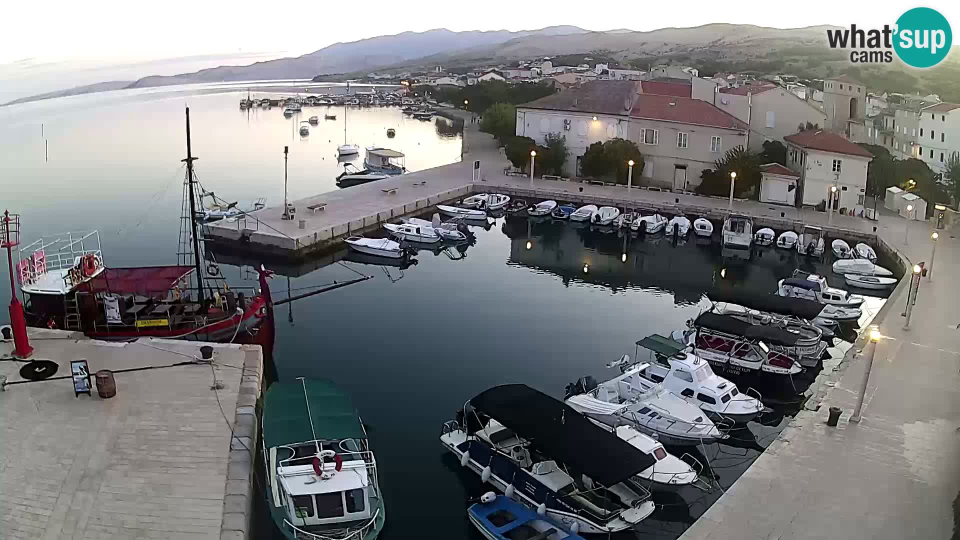 Pag Live webcam – porto turistico