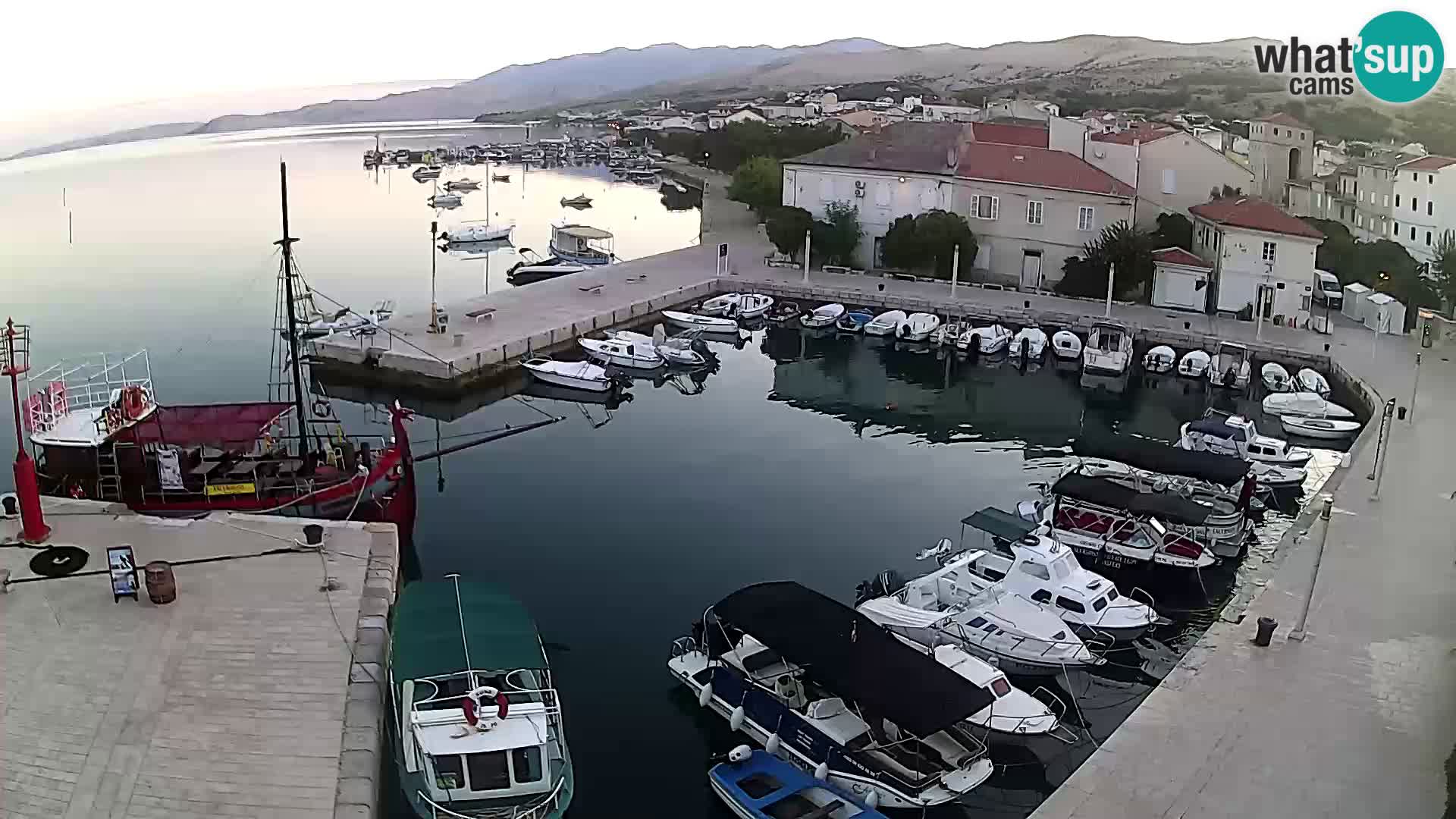 Livecam Pag – Marina de la ville