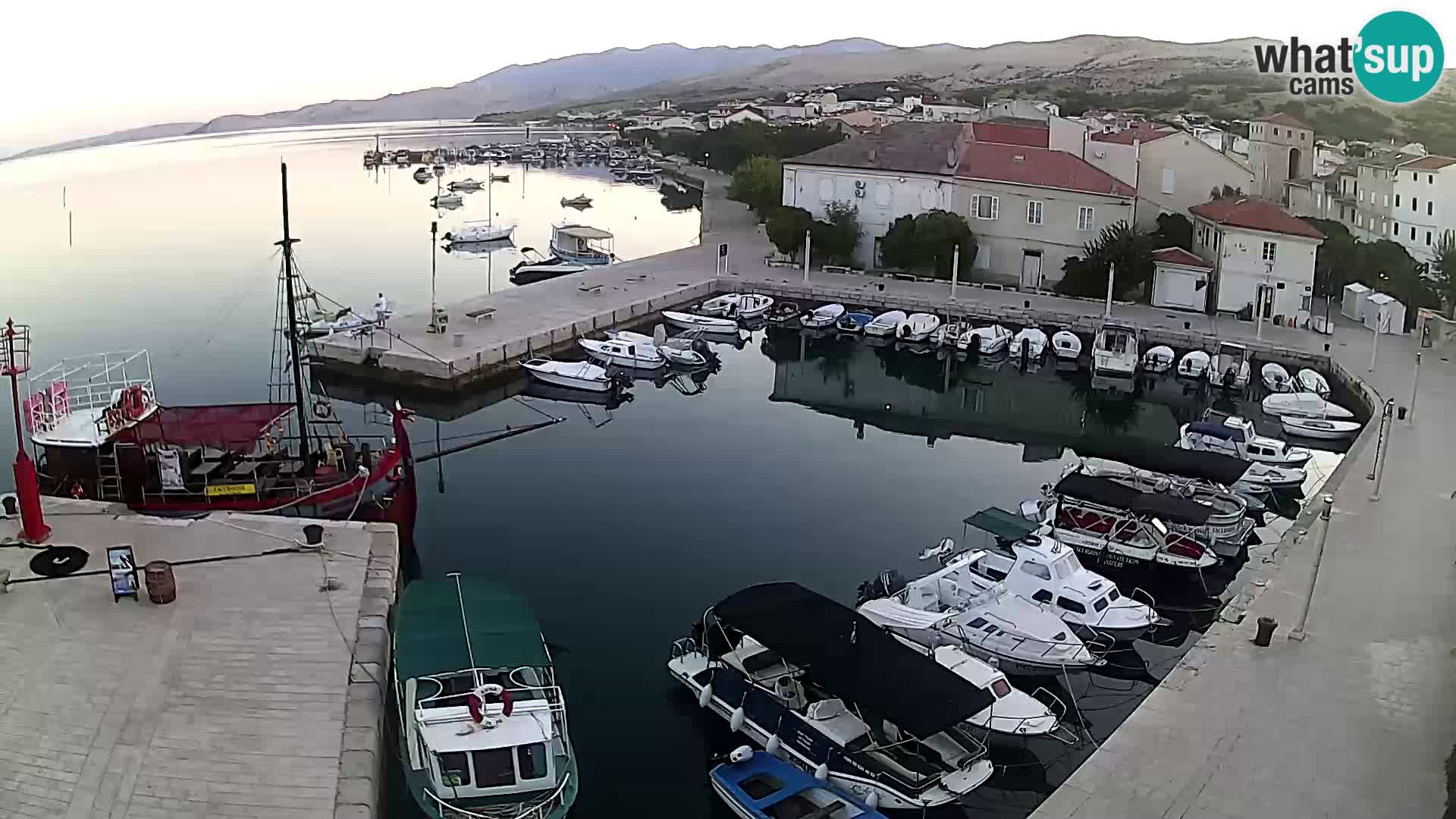 Livecam Pag – Marina de la ville
