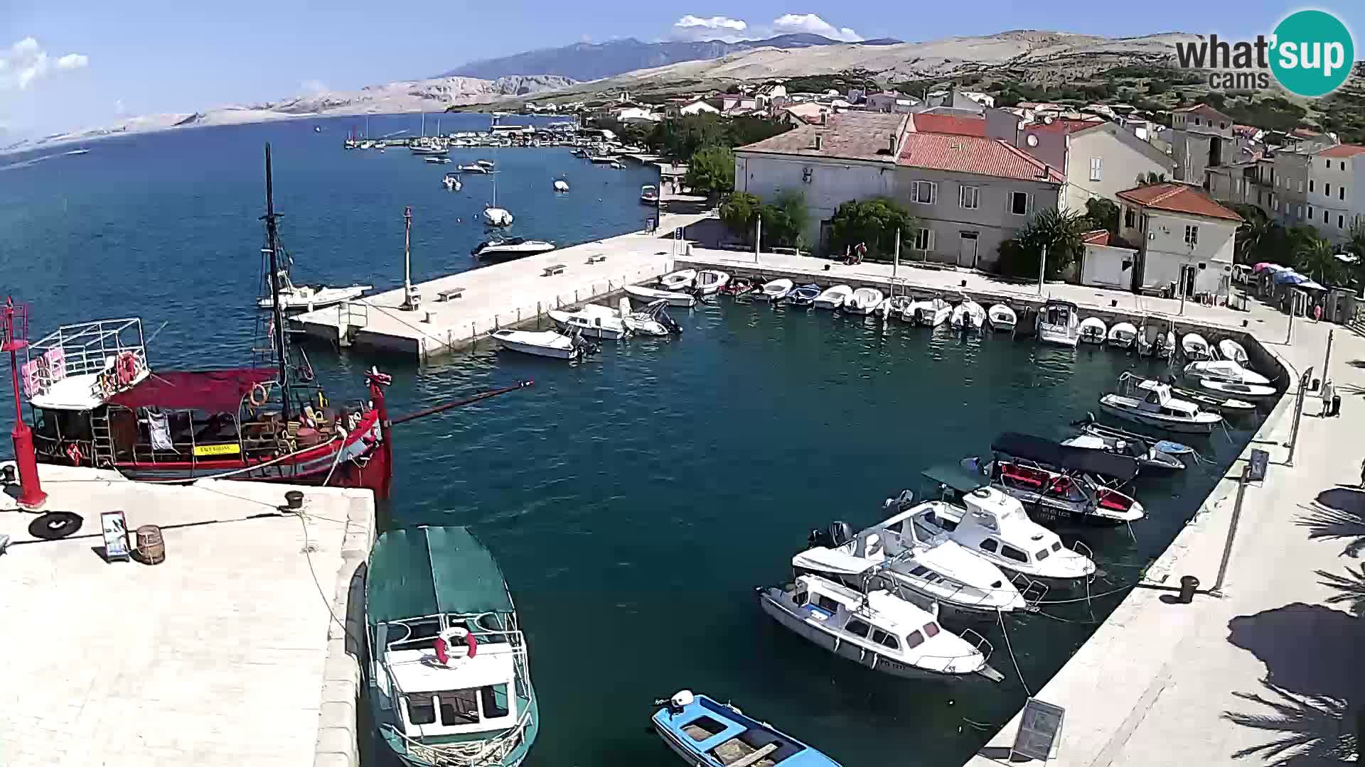 Livecam Pag – Marina de la ville