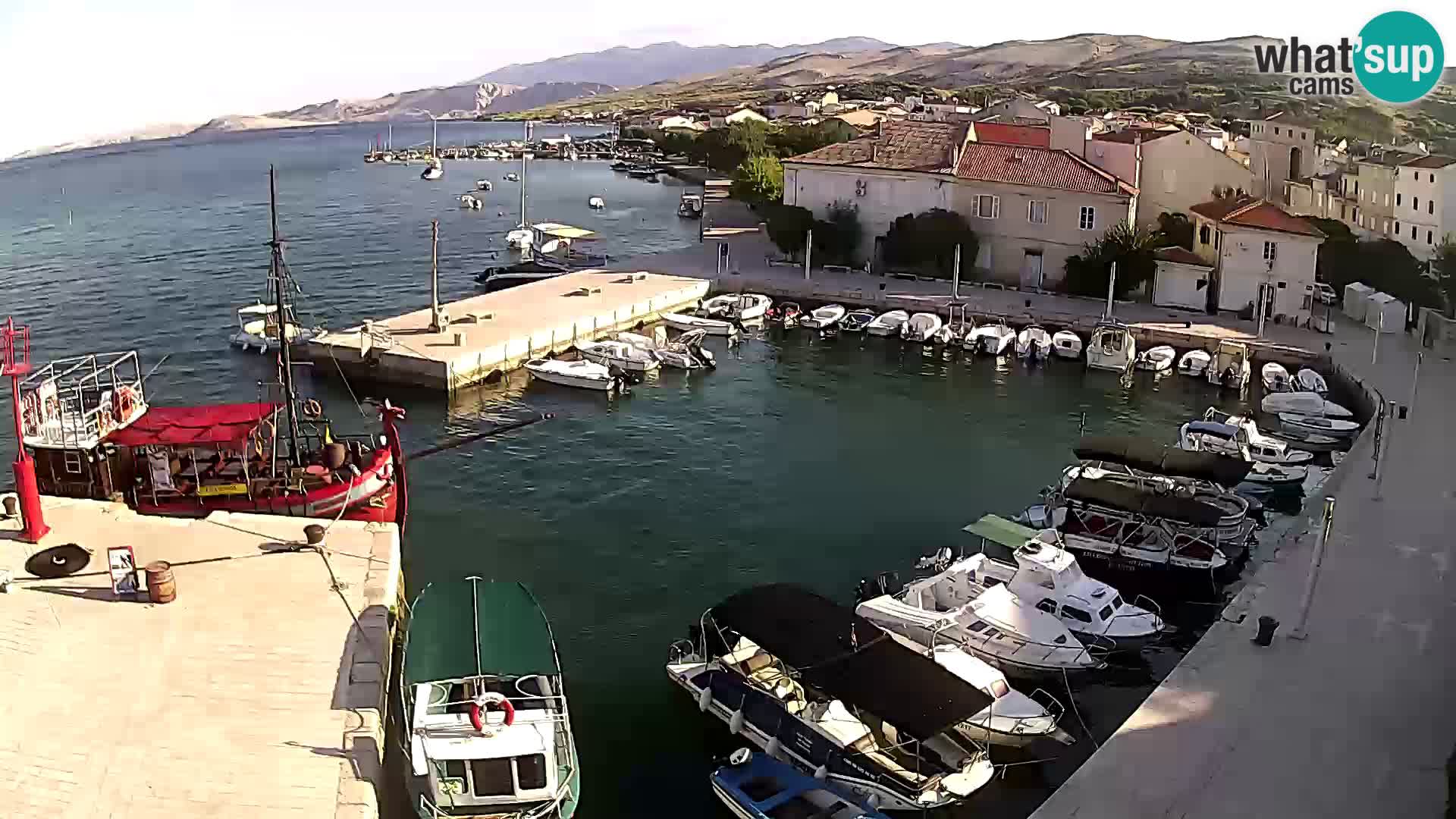 Livecam Pag – Marina de la ville