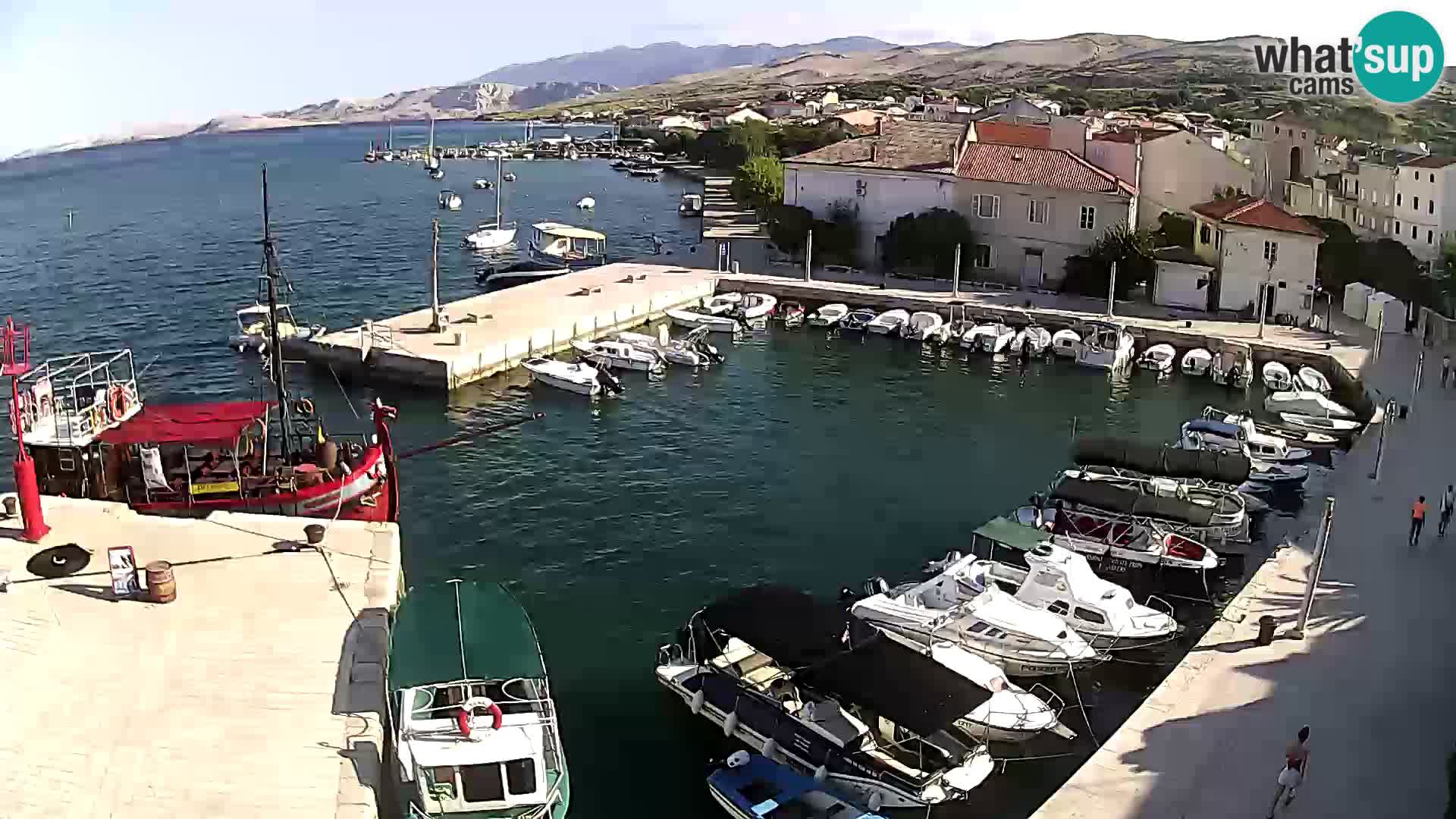 Pag webcam – town marina