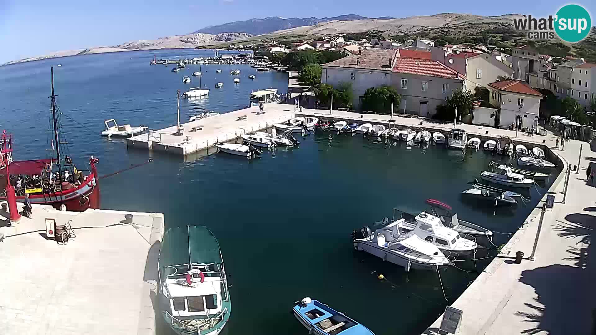 Pag webcam – town marina