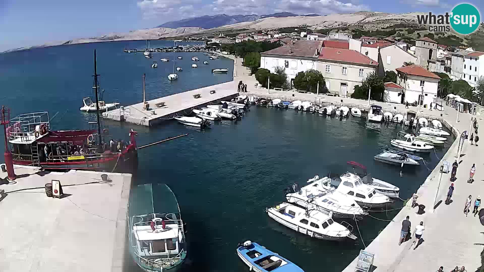 Pag Live webcam – porto turistico