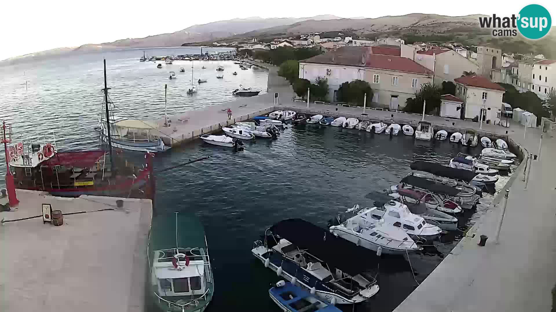 Pag Live webcam – porto turistico