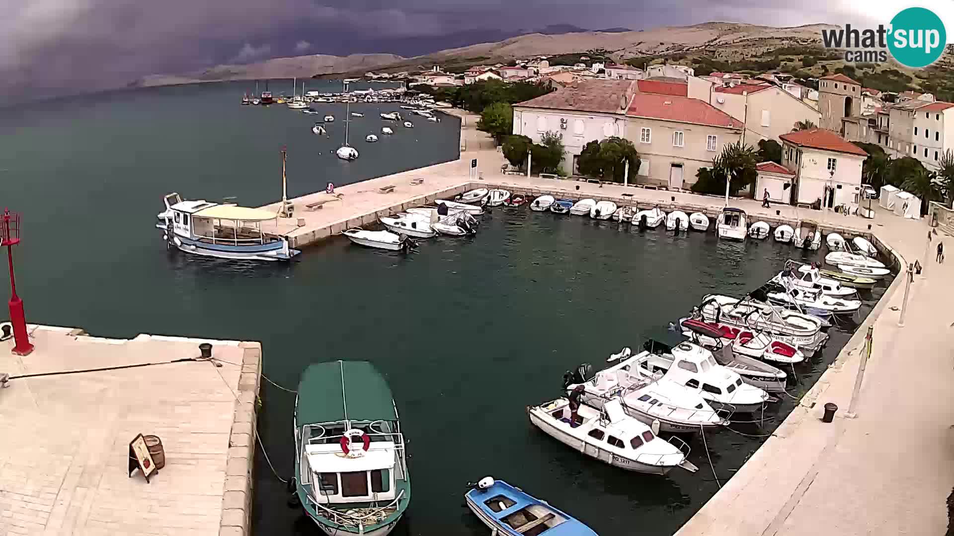 Pag webcam – town marina