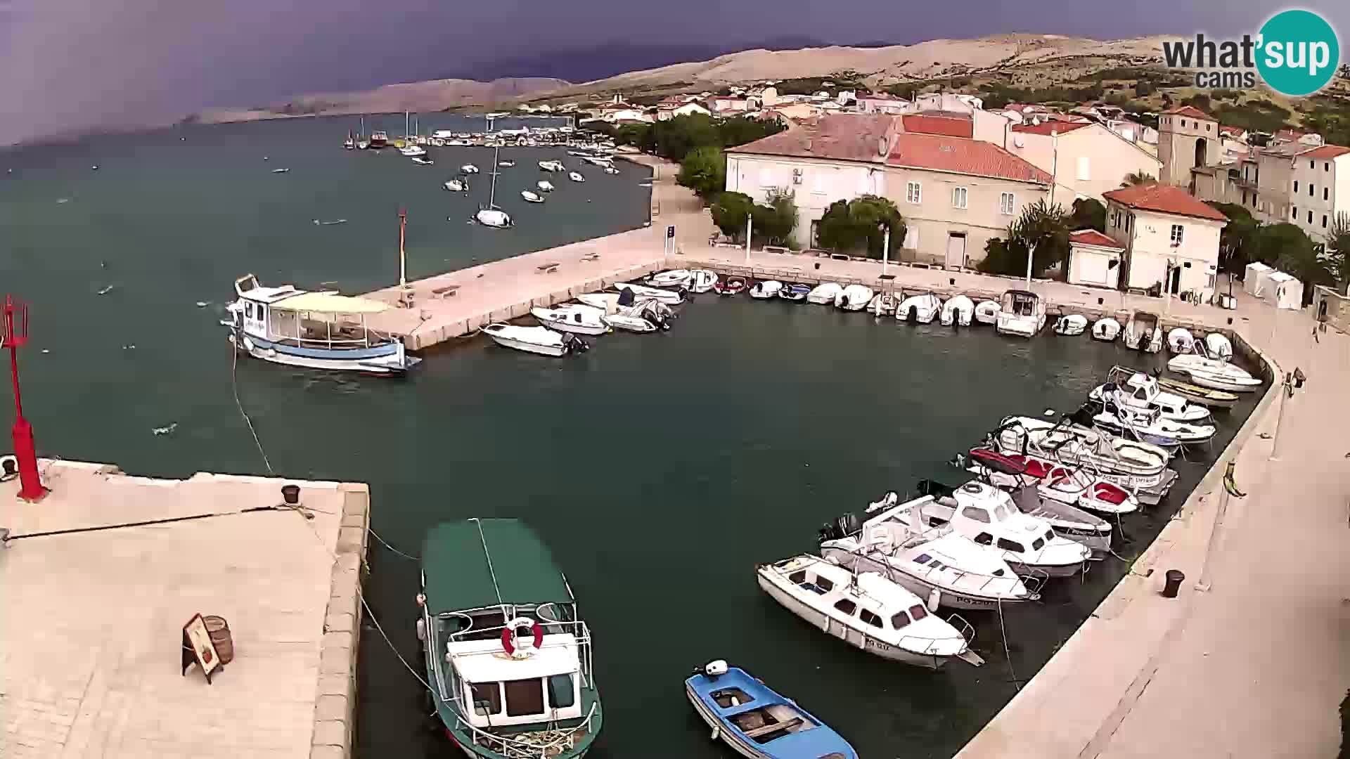 Pag webcam – town marina