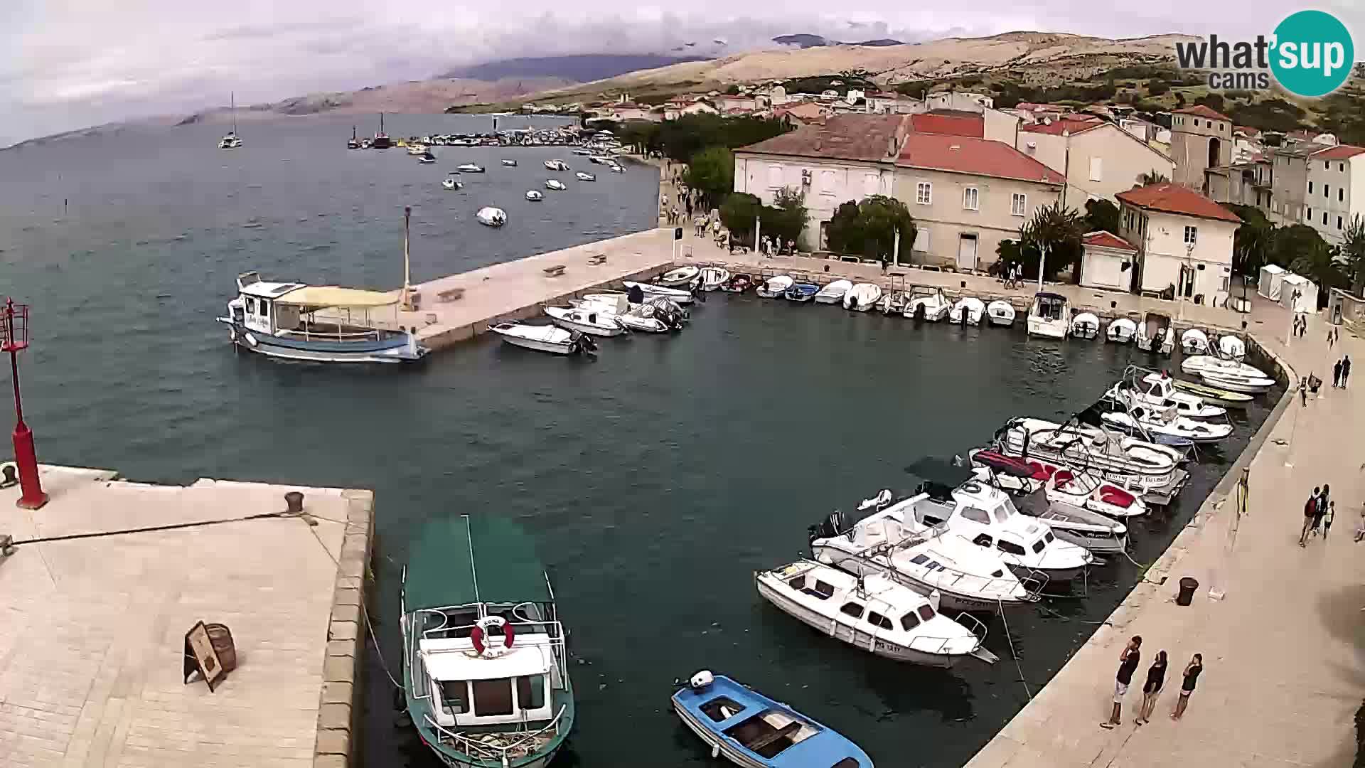 Pag webcam – town marina