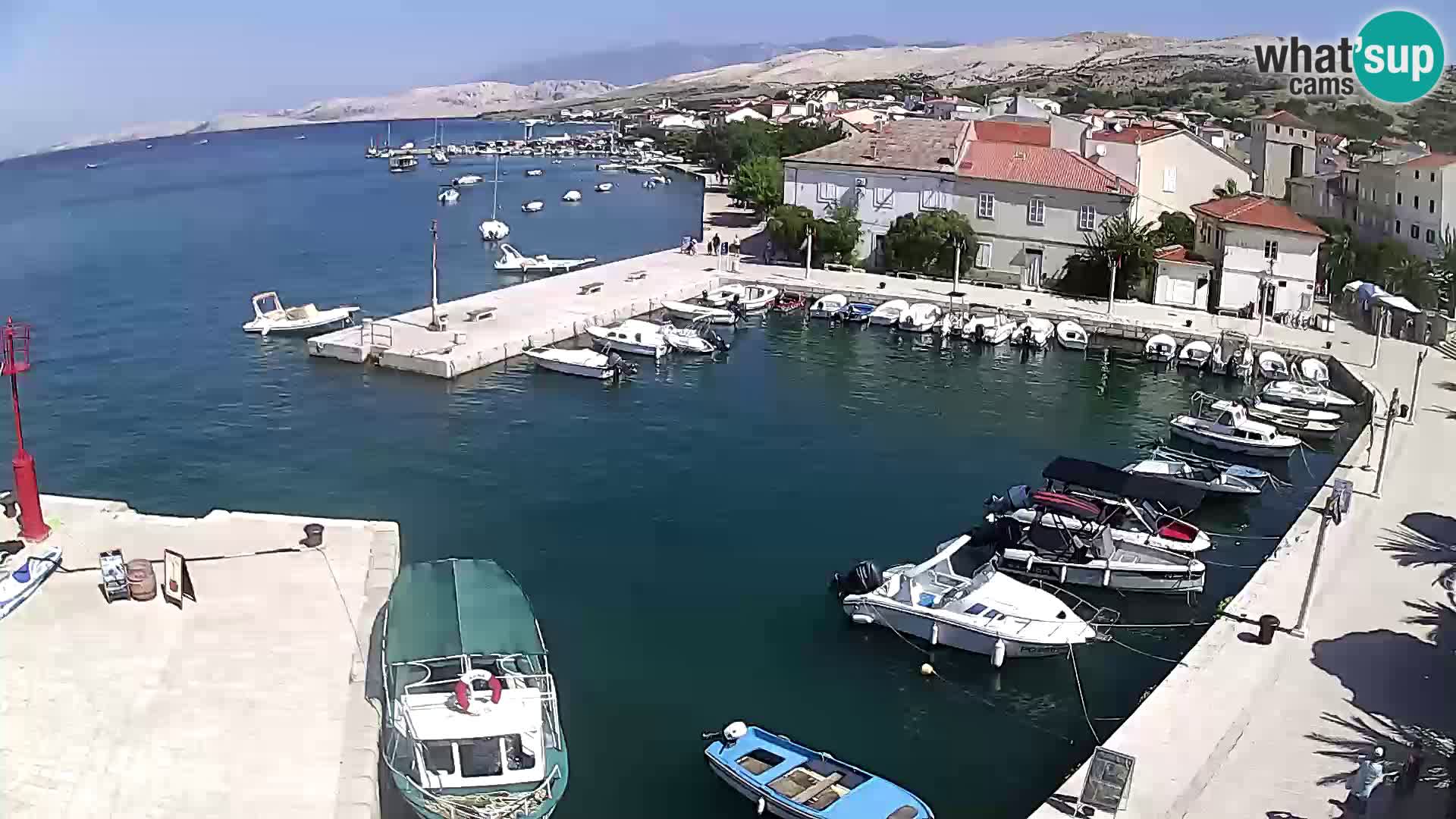 Pag webcam – town marina