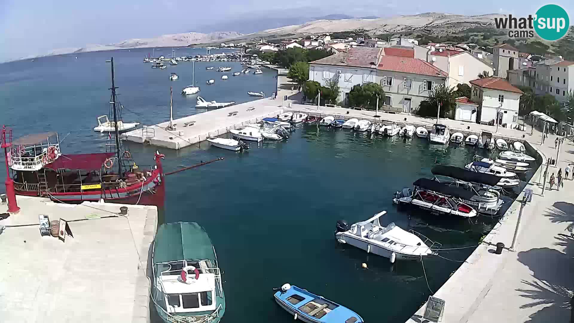 Livecam Pag – Marina de la ville