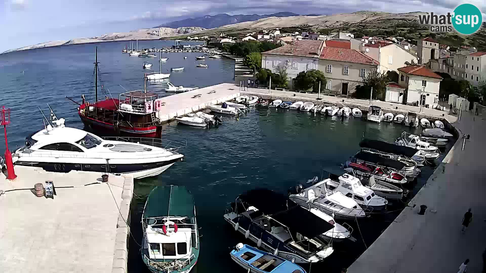 Pag webcam – town marina
