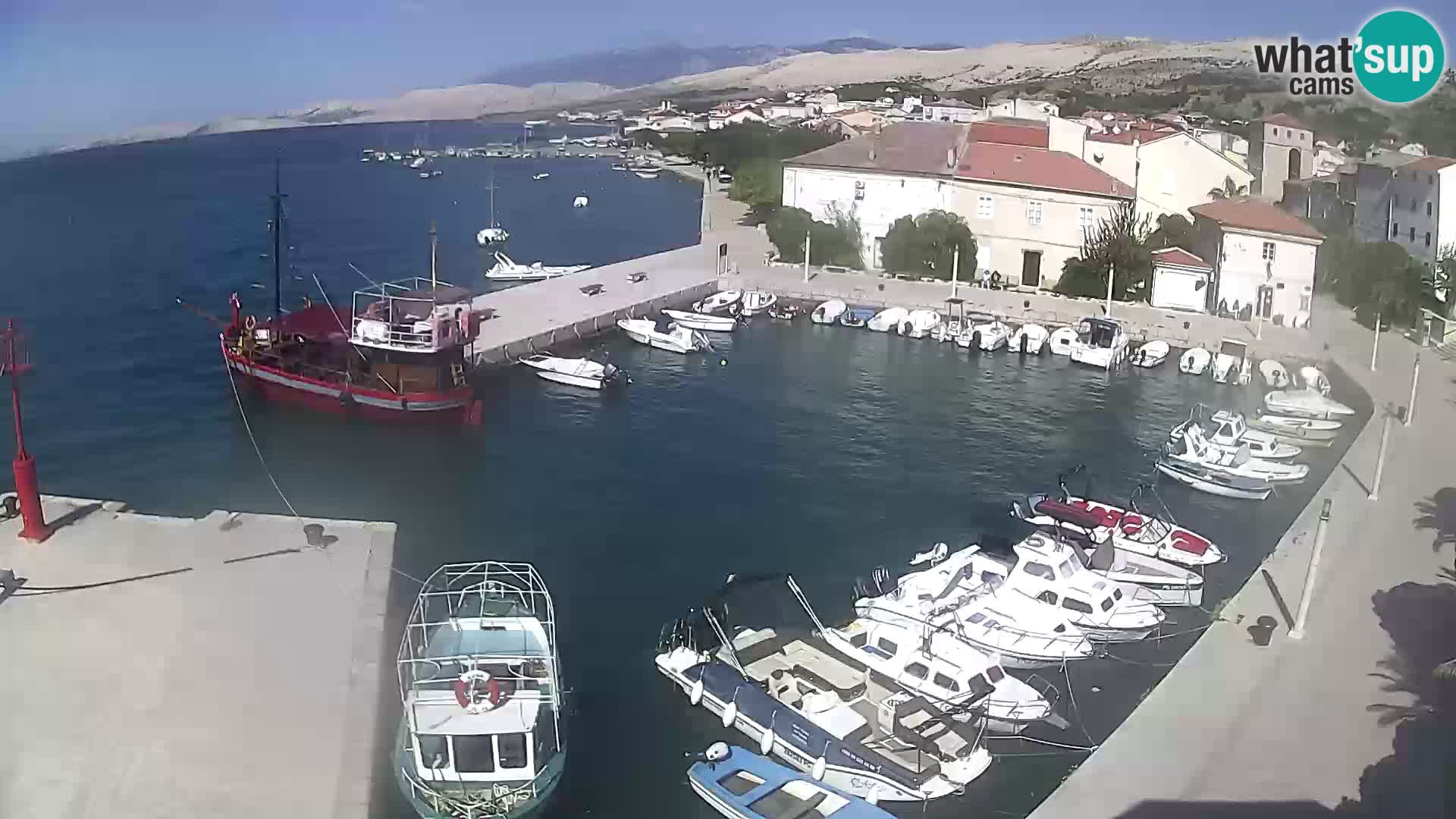 Pag Live webcam – porto turistico
