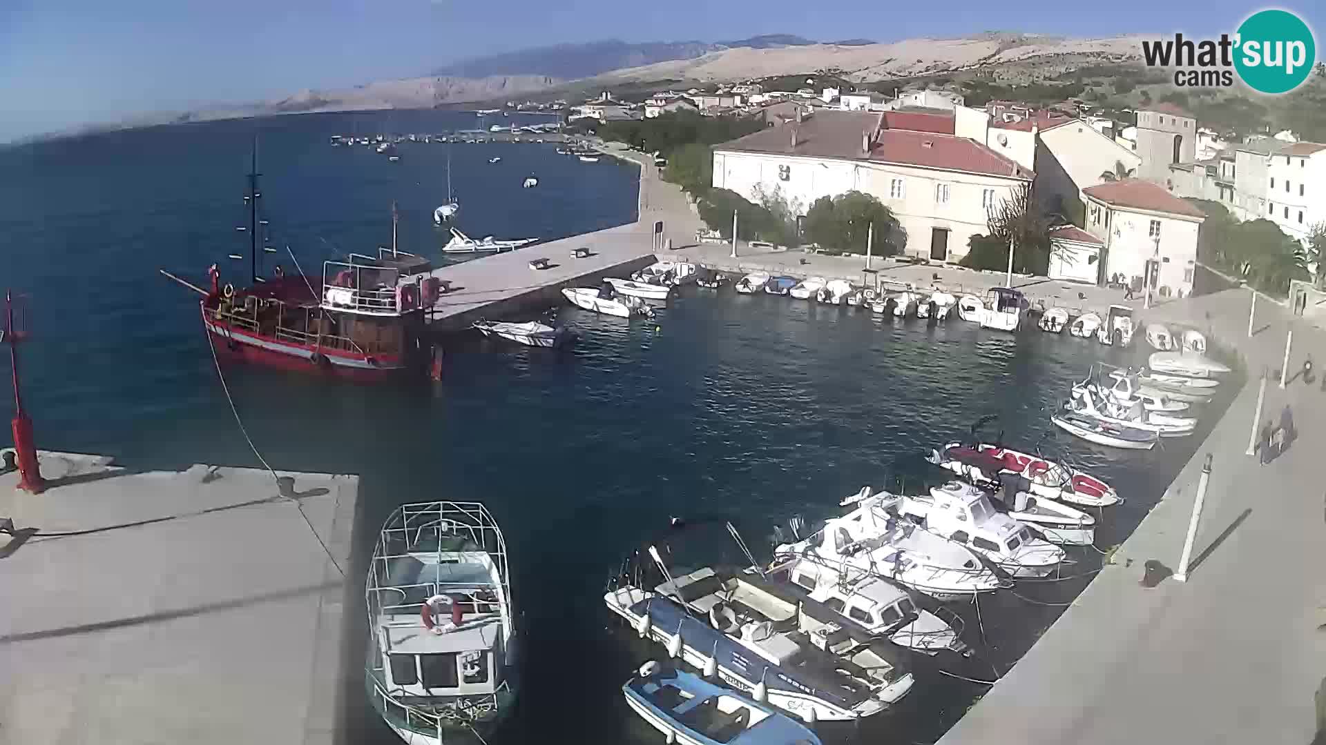Livecam Pag – Marina de la ville