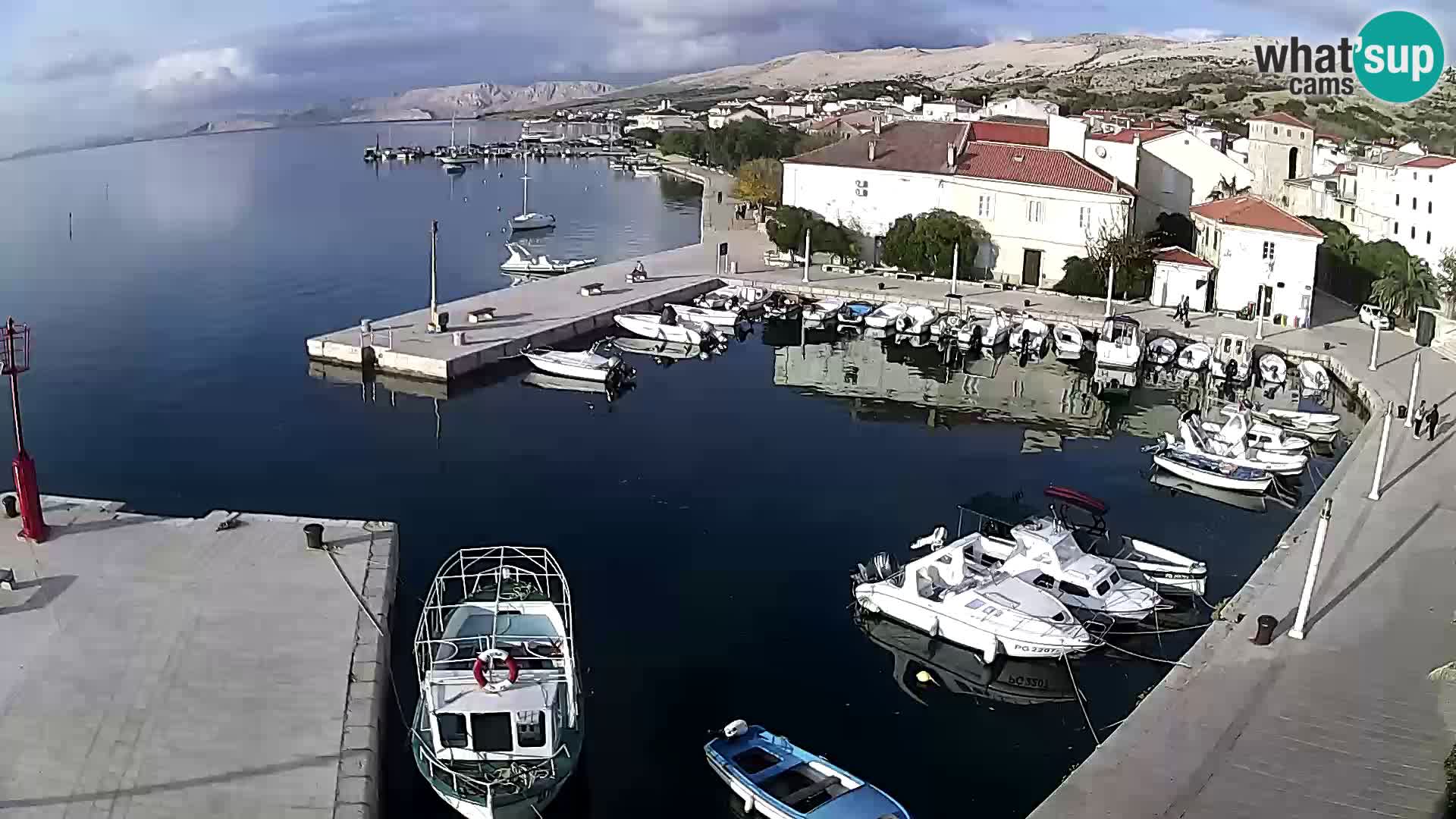 Pag webcam – town marina