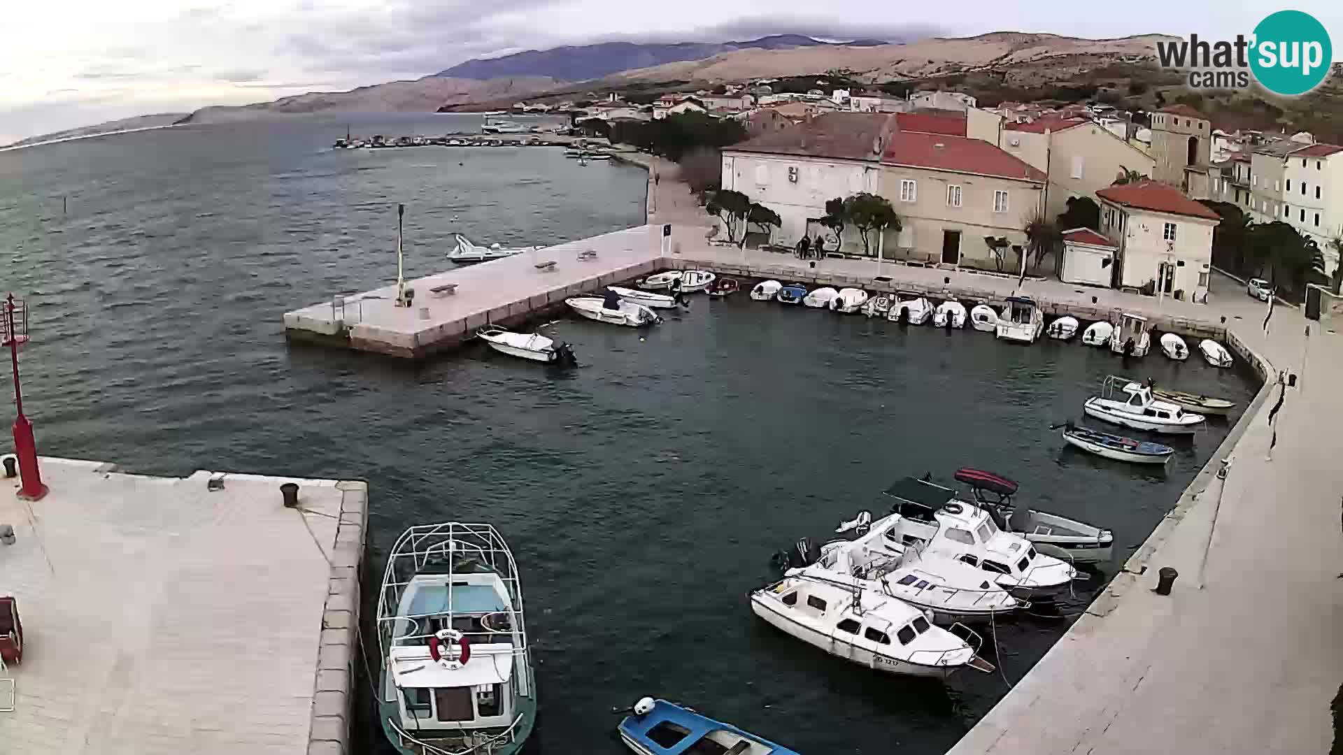 Pag Live webcam – porto turistico