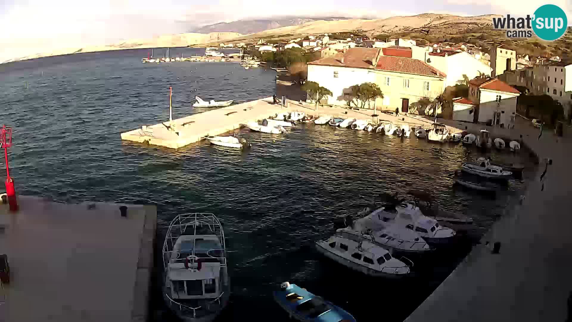 Livecam Pag – Marina de la ville